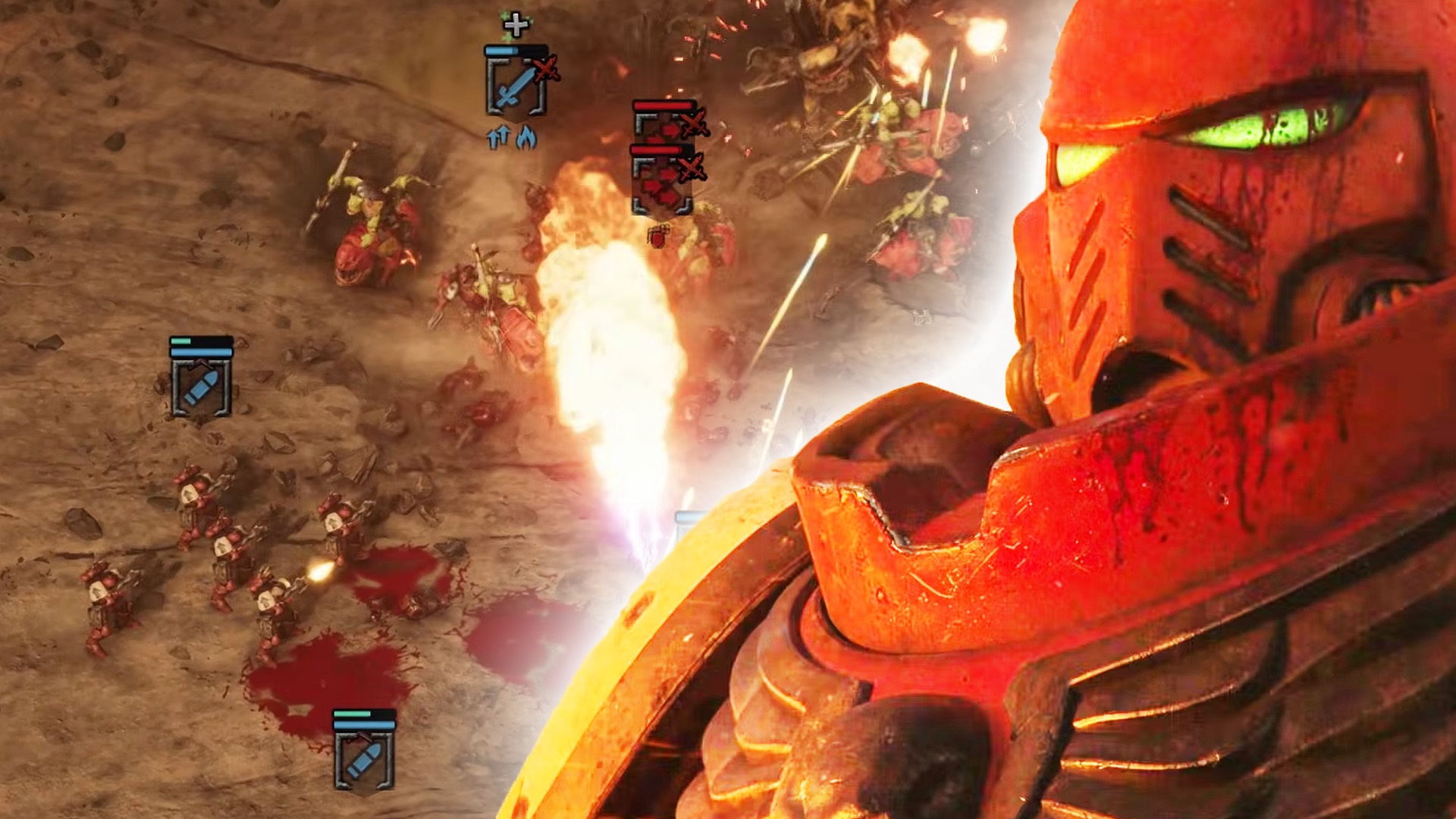 News: Dawn of War 4 - Eine komplette Multiplayer-Schlacht: 15 Minuten gehen sich Orks und Space Marines an die Gurgel