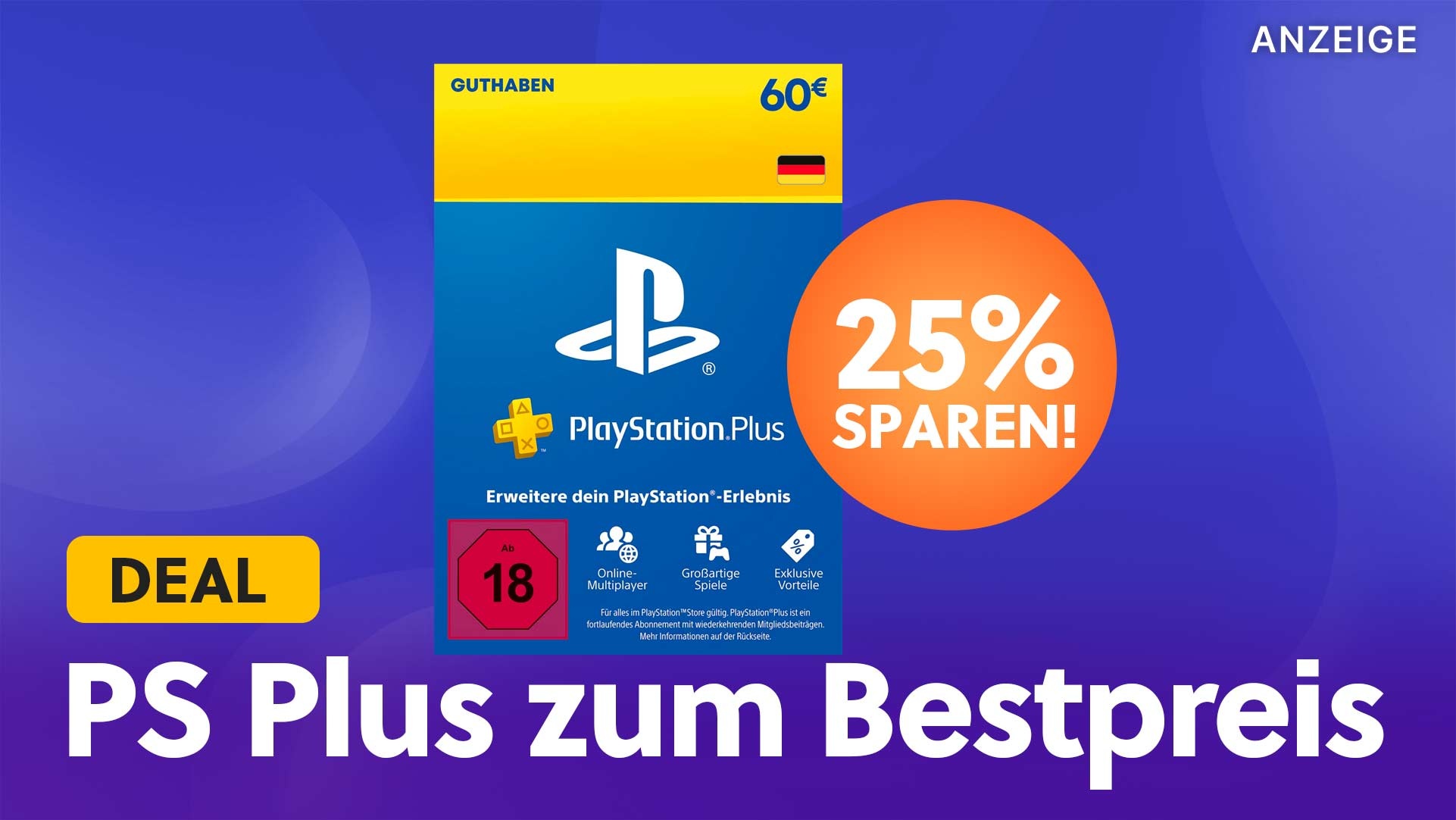 PlayStation Plus Essential Abonnement - 12 Monate