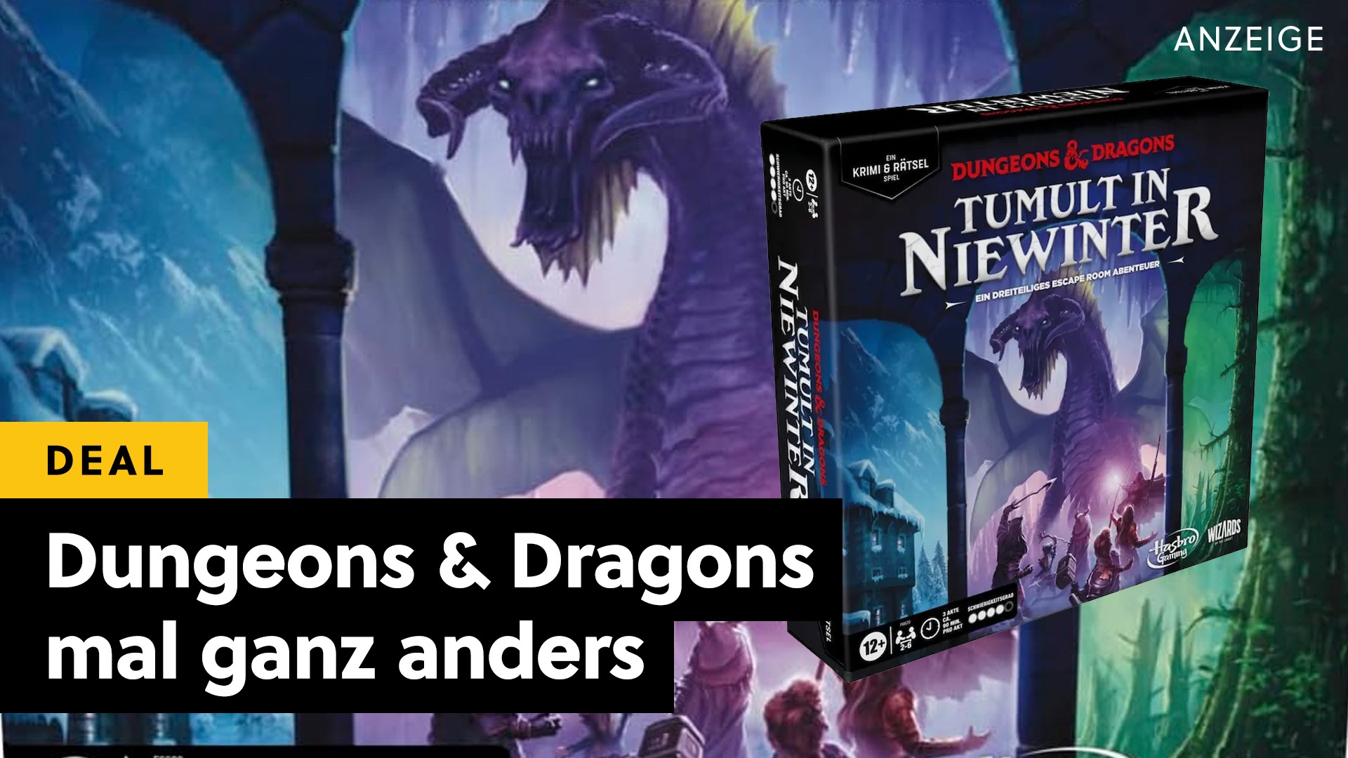 Dungeons & Dragons als atemberaubendes Brettspiel - Tumult in Niewinter jetzt so günstig wie nie sichern!