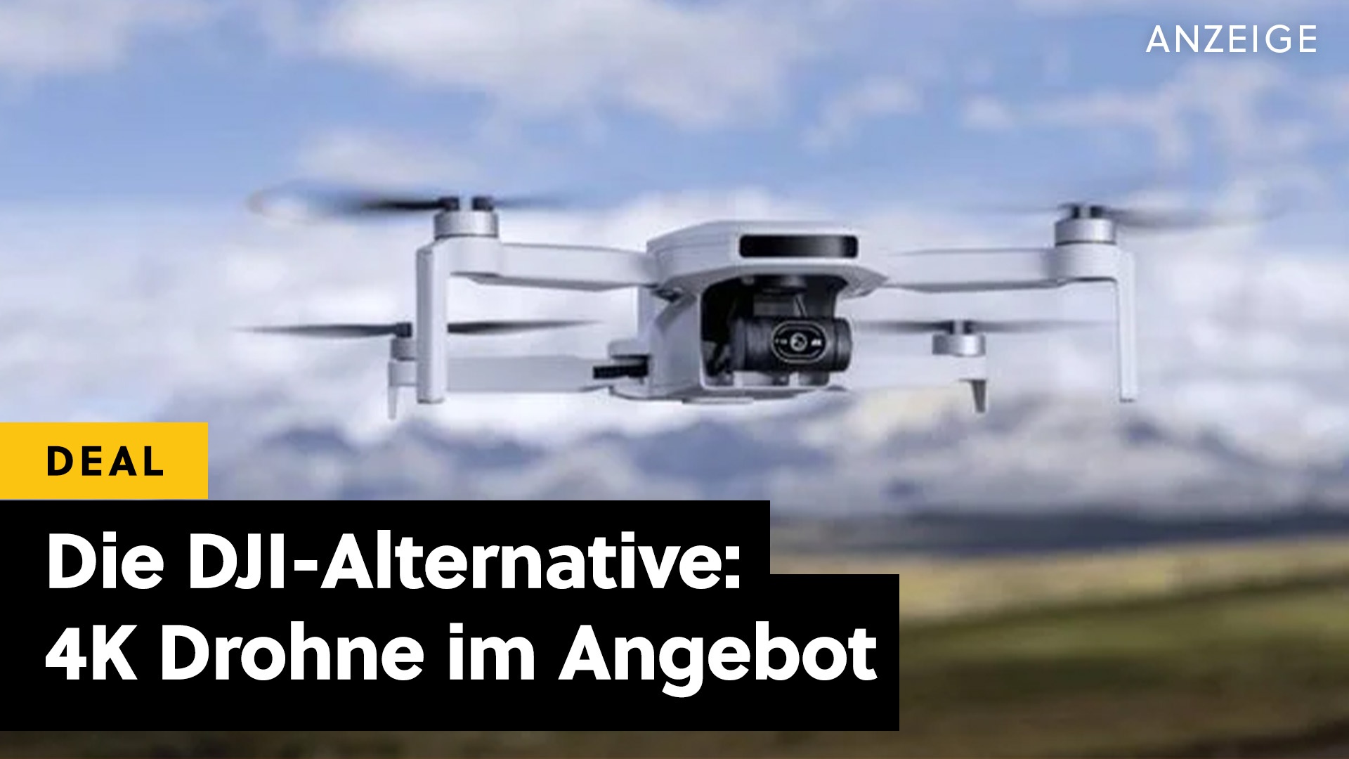 Deals: Neue Perspektiven - Die DJI-Alternative: 4K-Drohne im Fly-More-Set jetzt günstig bei Amazon