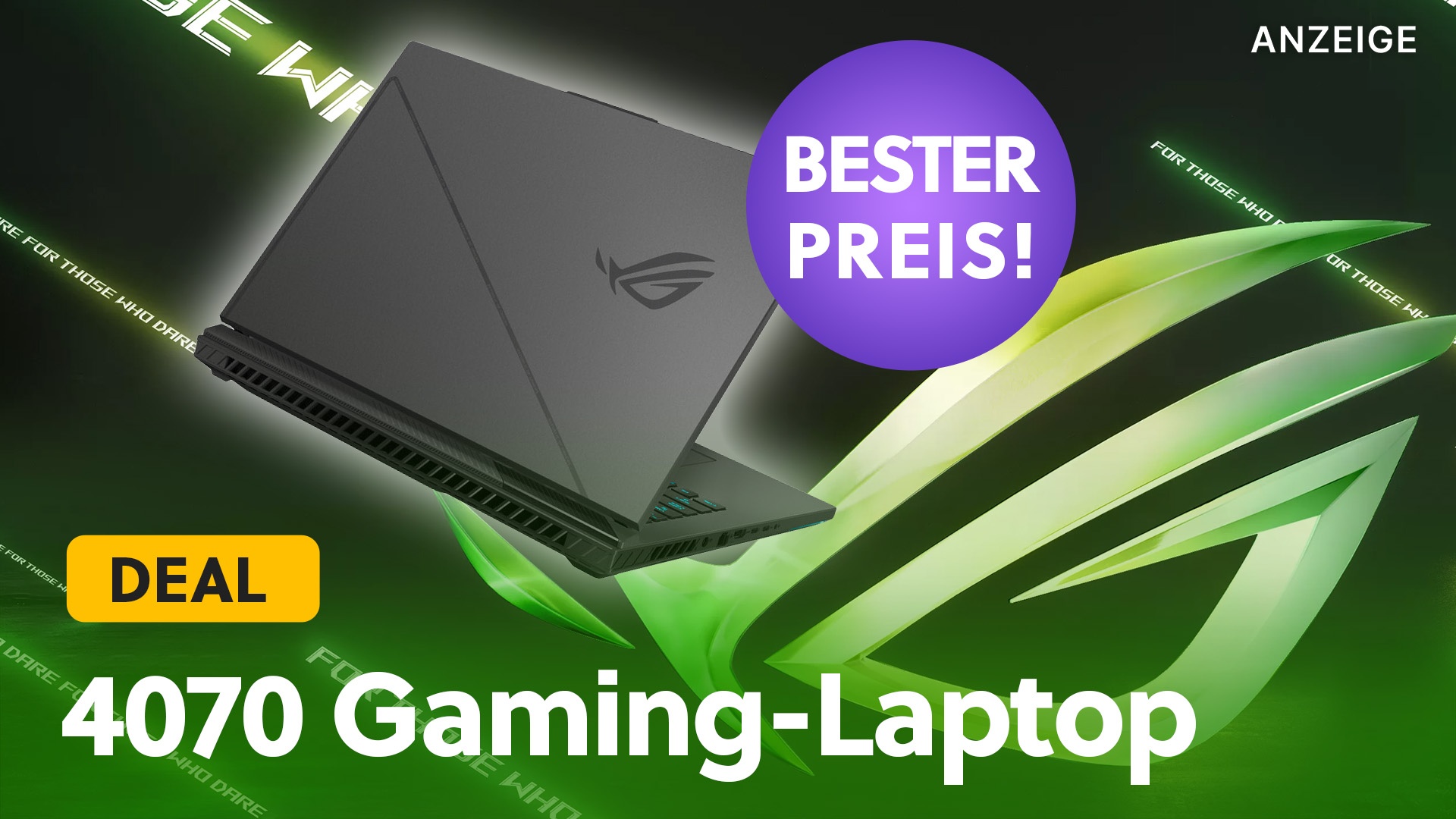 Mehr als 144Hz, eine RTX 4070 und Intel i7: Dieser ASUS Gaming-Laptop zum absoluten Bestpreis ist eine AAA-Maschine