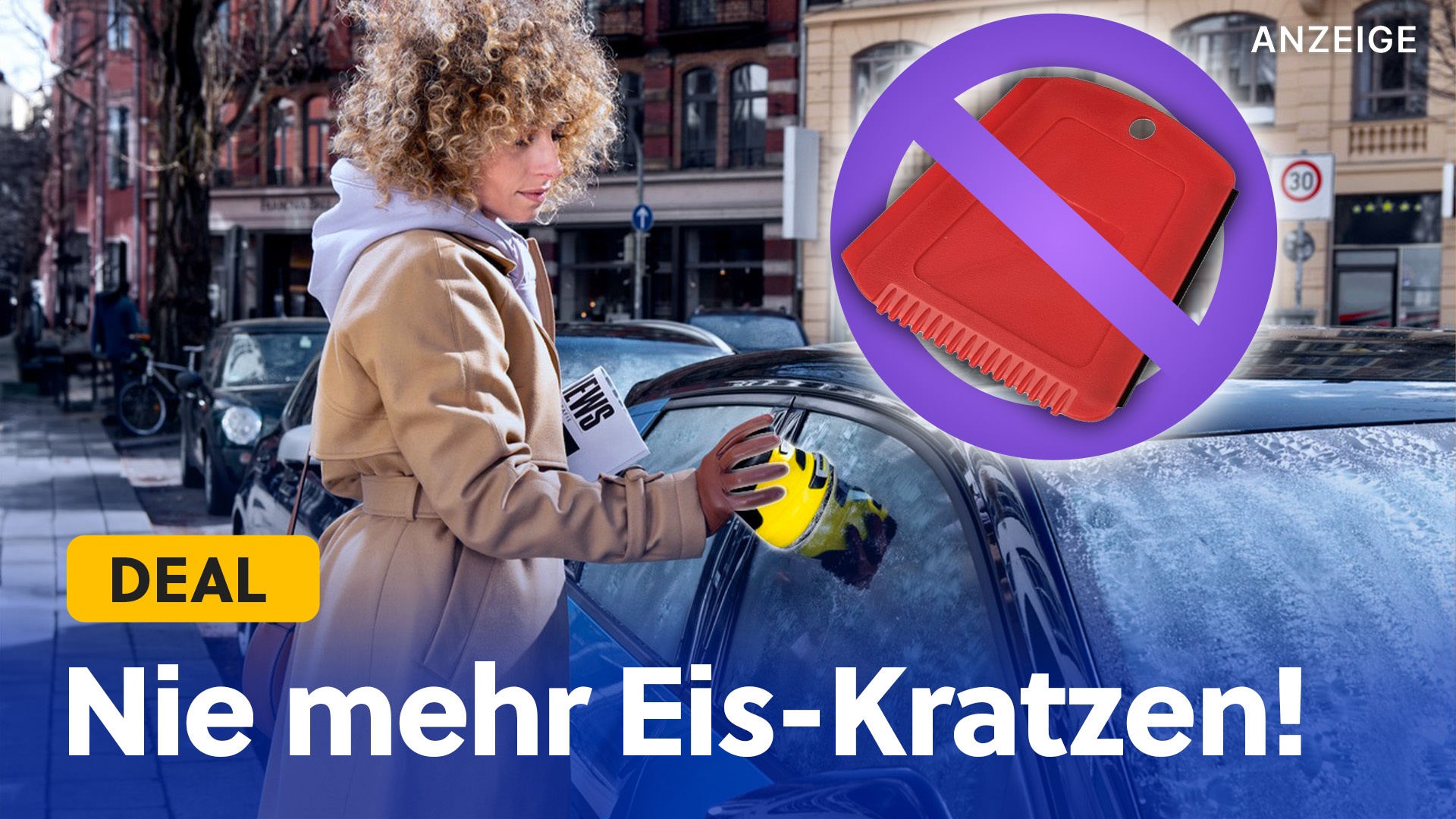 Kärcher EDI 4 elektrischer Eiskratzer Auto Scheiben-Enteiser
