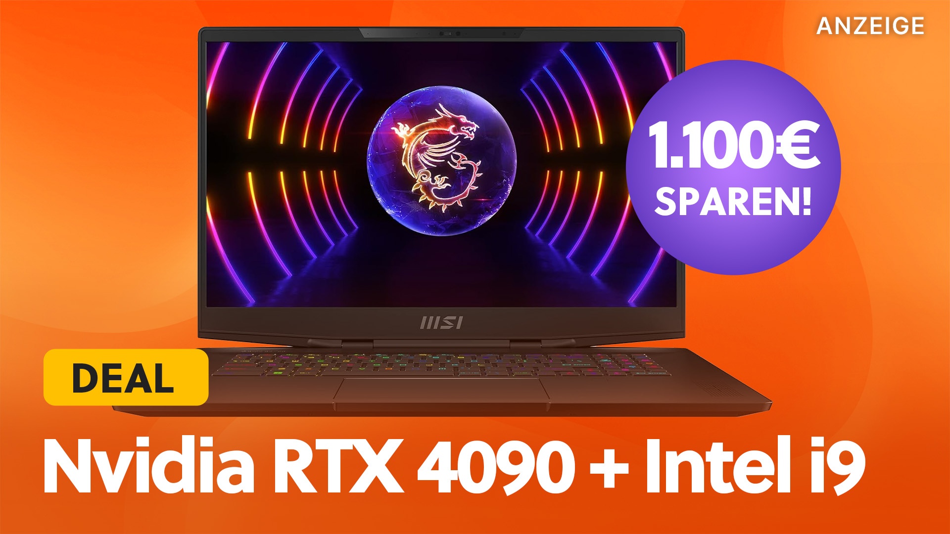 Kranke Gaming-Leistung in einem Laptop: Mit RTX 4090 und Intel i9 schlägt dieses Monster die meisten Gaming-PCs