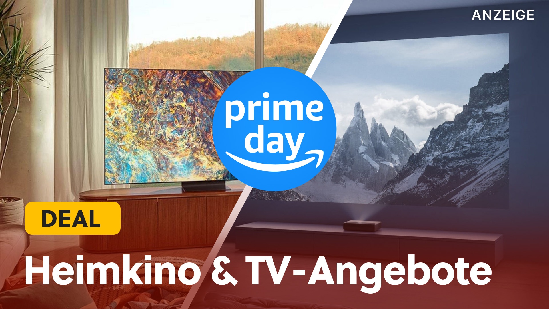 Die besten Heimkino-Angebote auf TVs: Zum Prime Day gibt's LG OLED, Samsung QLED und riesige Laser-TVs günstiger denn je