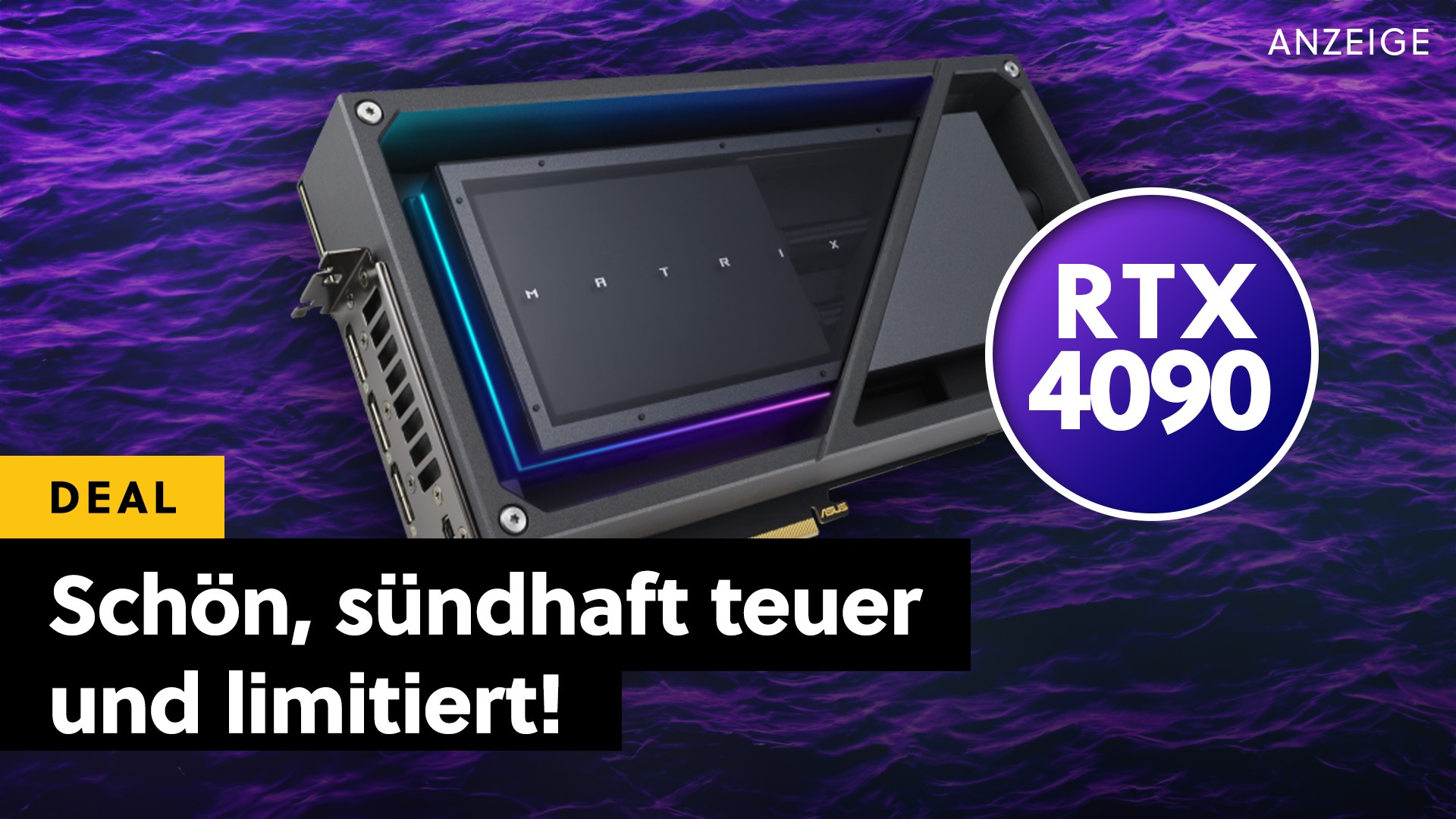 Die schnellste & extremste Grafikkarte der Welt: Limitiertes 4K-Monster von ASUS mit Flüssigmetall und neuem Bestpreis