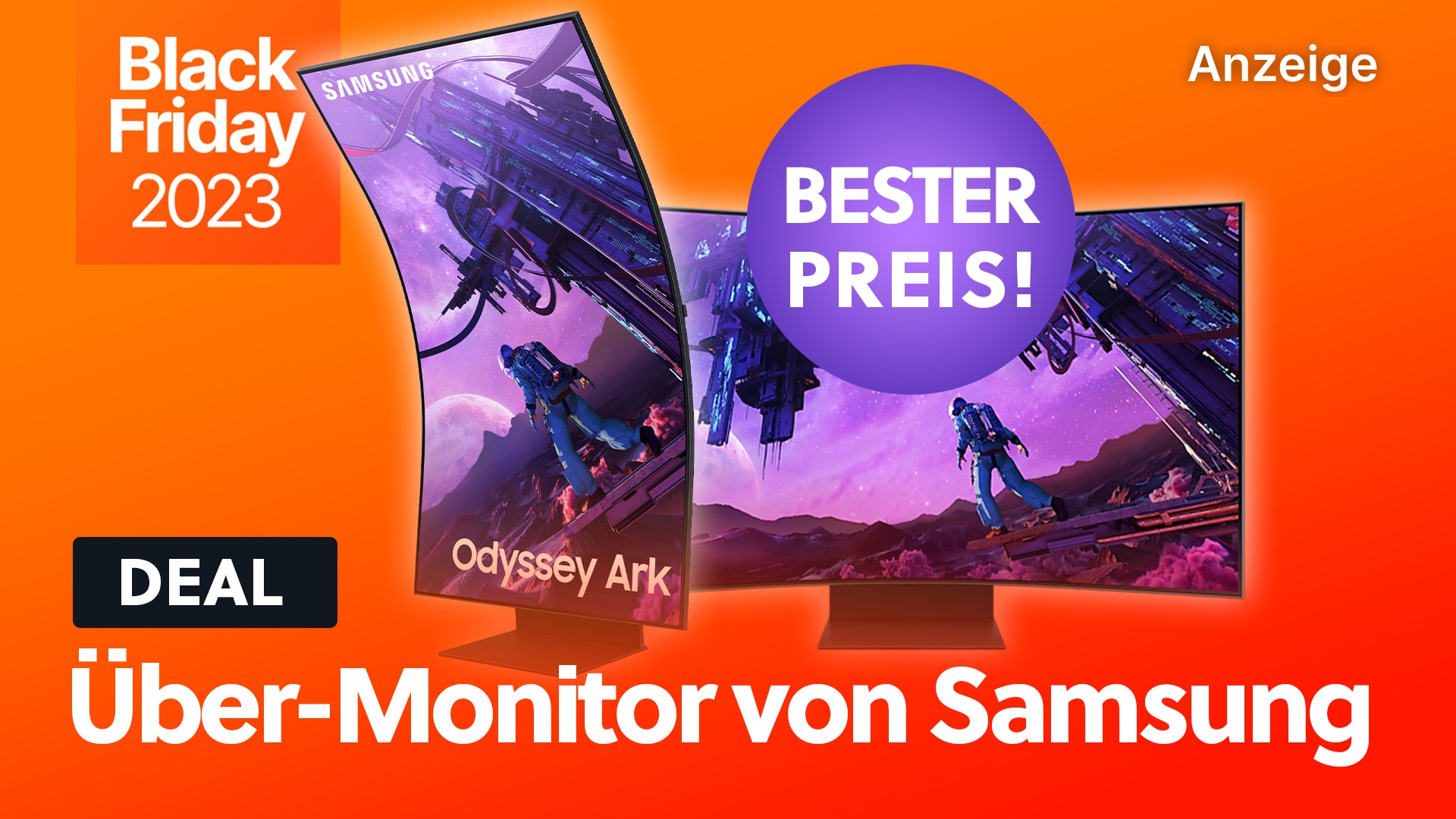 Dieser GamingMonitor von Samsung stellt alles in den Schatten! Am Black Friday bekommt ihr ihn