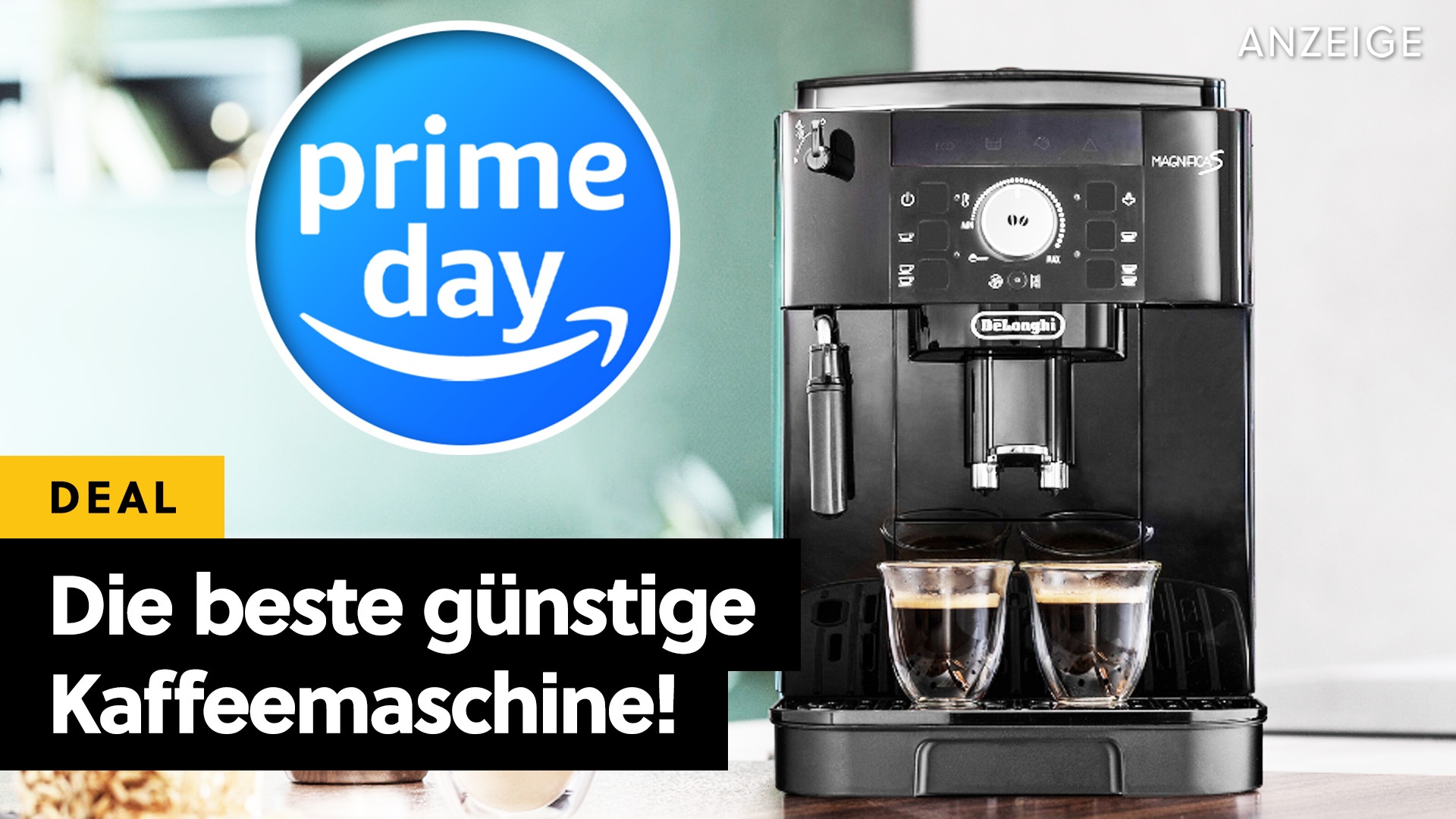 Das beste Angebot für Kaffeemaschinen am Prime Day ist fast rum: Für bessern Kaffee müsst ihr normalerweise das Dreifache zahlen!
