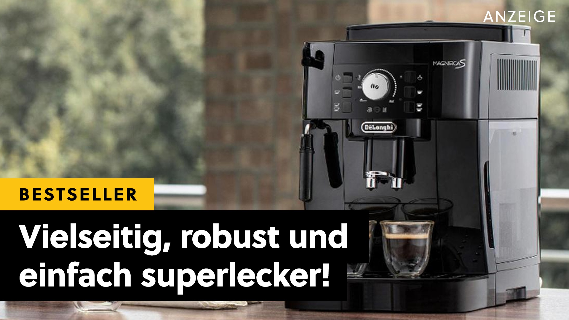 Kaffeevollautomat - Die De'Longhi Magnifica S gibt's jetzt mit fettem Rabatt bei Amazon! [Anzeige]