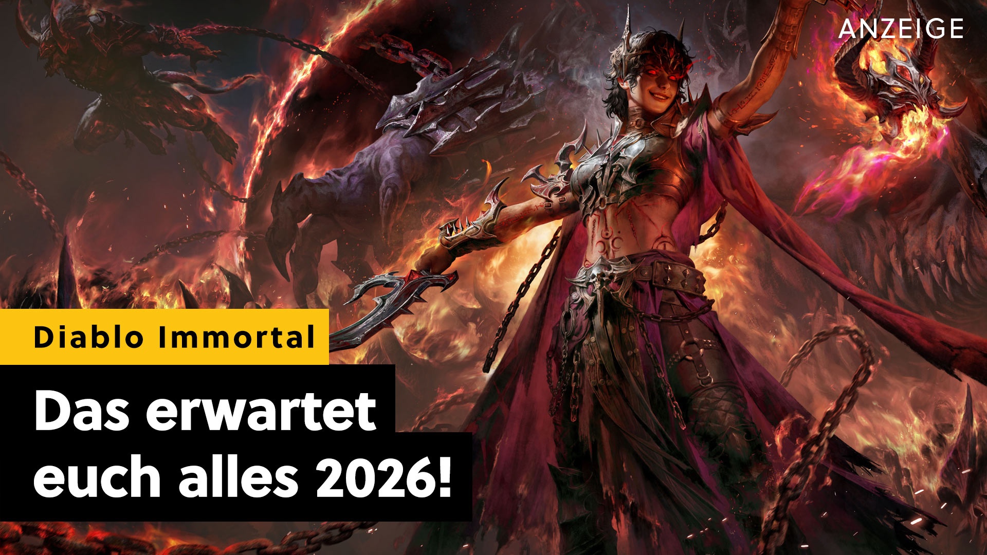 Promotion/Advertorial: Diablo Immortal - Content 2026: Doom-Crossover, Warlock und Andariels Rückkehr! [Anzeige]