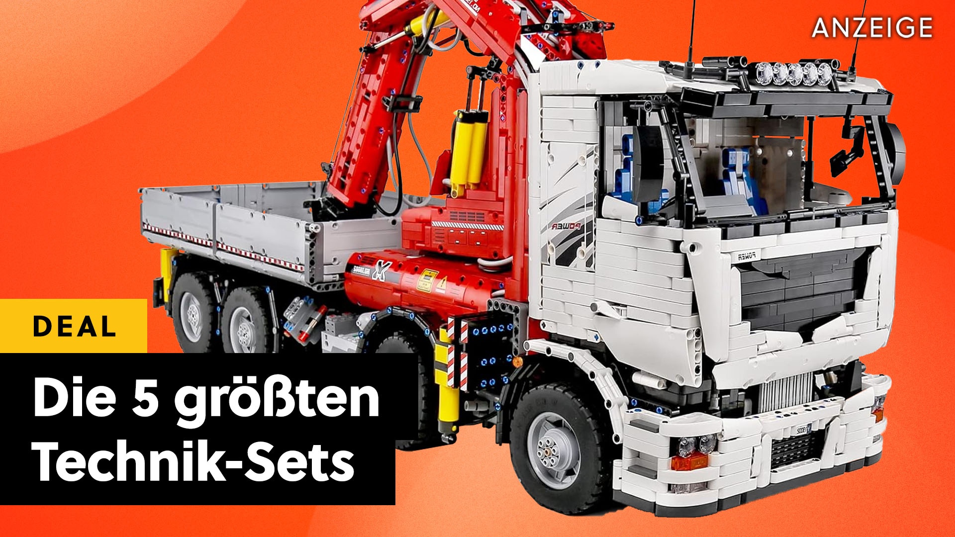 Die 5 größten Technik-Sets auf Amazon bieten mehr Teile & Funktionen als LEGO – und kosten viel weniger