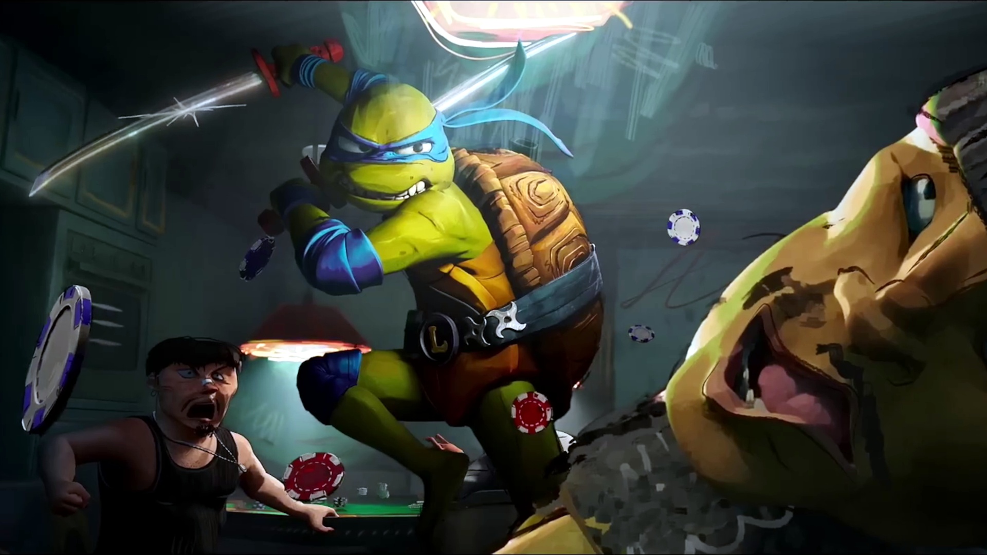 Die Turtles sind im Trailer zu ihrem neuen Kinofilm nicht die einzigen