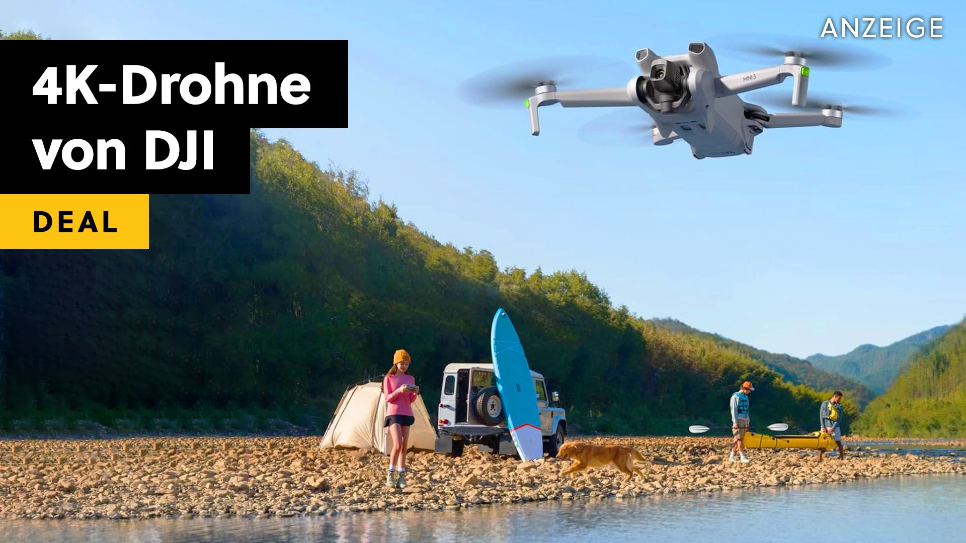 Deals: DJI 4K-Drohne - 10km Reichweite und zwar ohne Drohnen-Führerschein! [Anzeige]