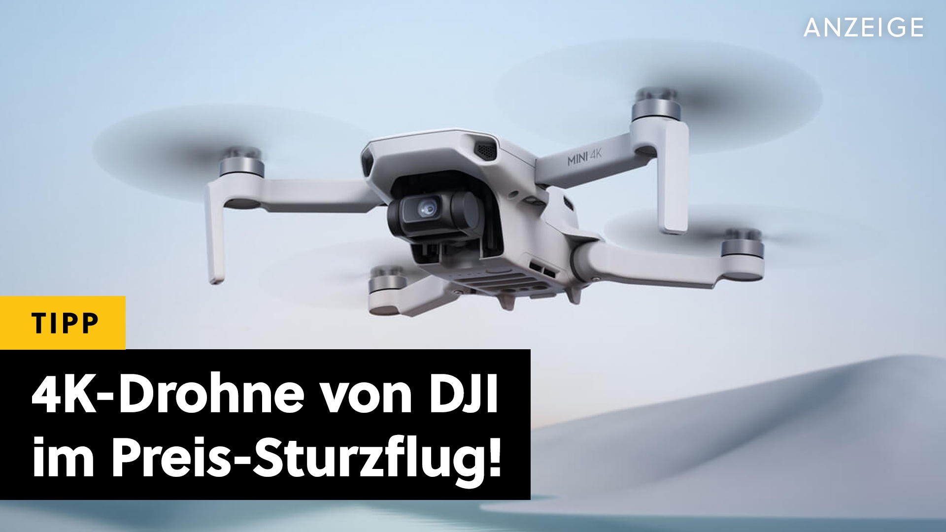 Unter 249 Gramm - Eine der beliebtesten 4K-Drohnen von DJI ist jetzt massiv reduziert! [Anzeige]
