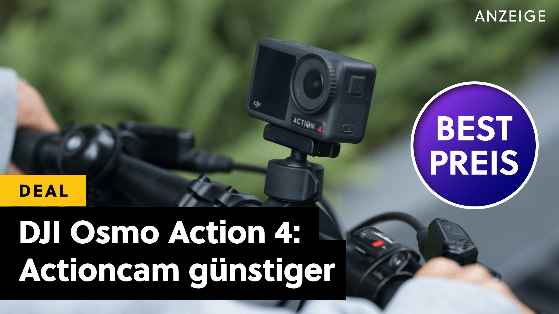 Deals: DJI Osmo Action 4 - Preis-Alarm: Premium-Actioncam von DJI gerade extrem günstig