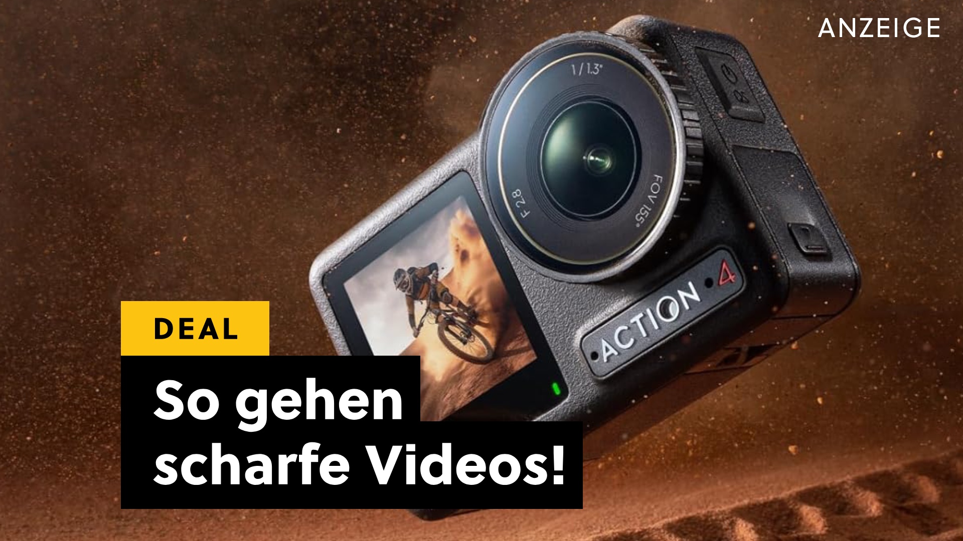 Deals: Perfekte Videos - Diese Action-Cam macht eure GoPro überflüssig – für kurze Zeit günstiger! [Anzeige]