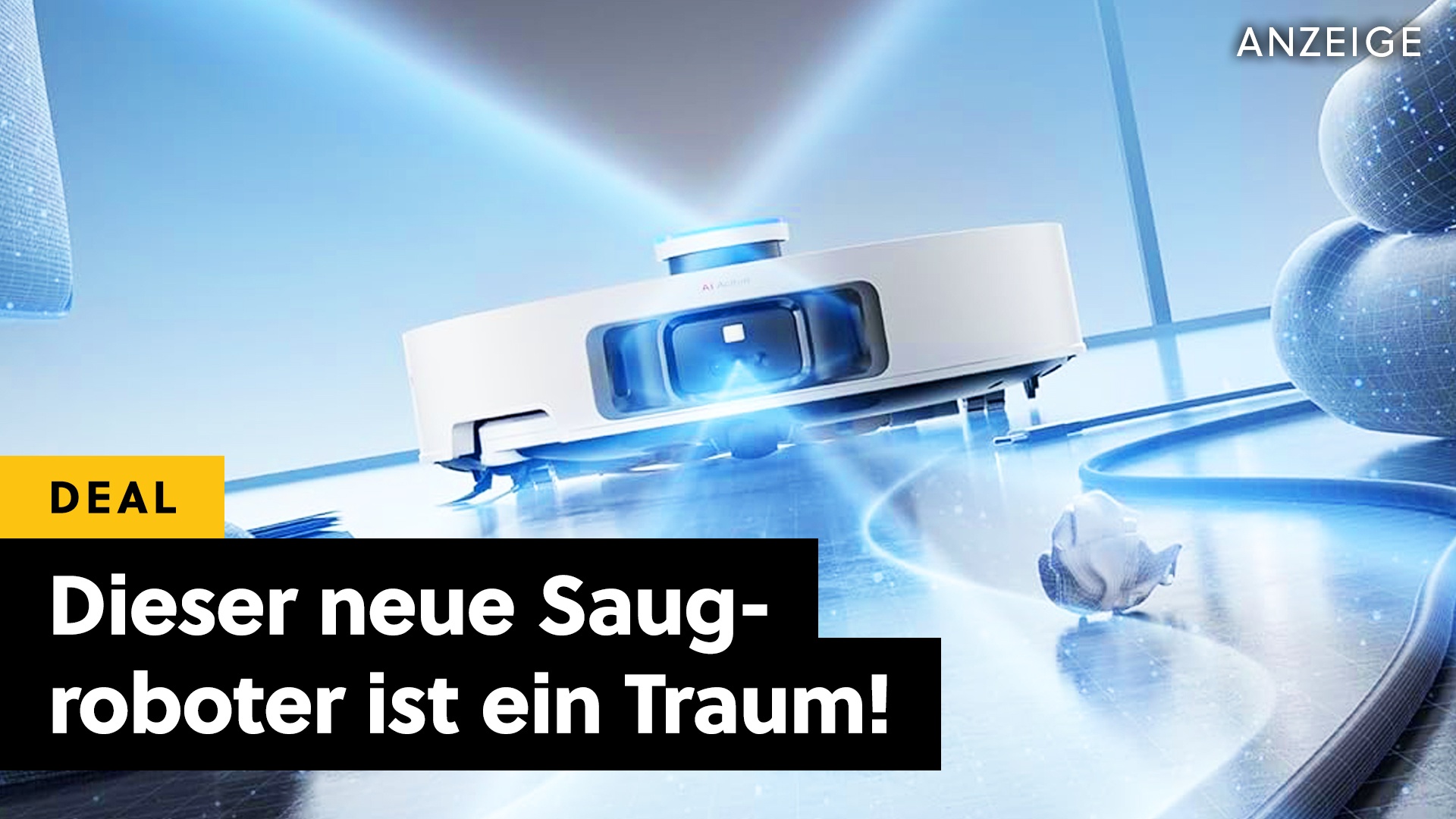 Unser Sieger, endlich wieder im Angebot! In Sachen Preis-Leistung wischt dieser Saugroboter mit der Konkurrenz den Boden