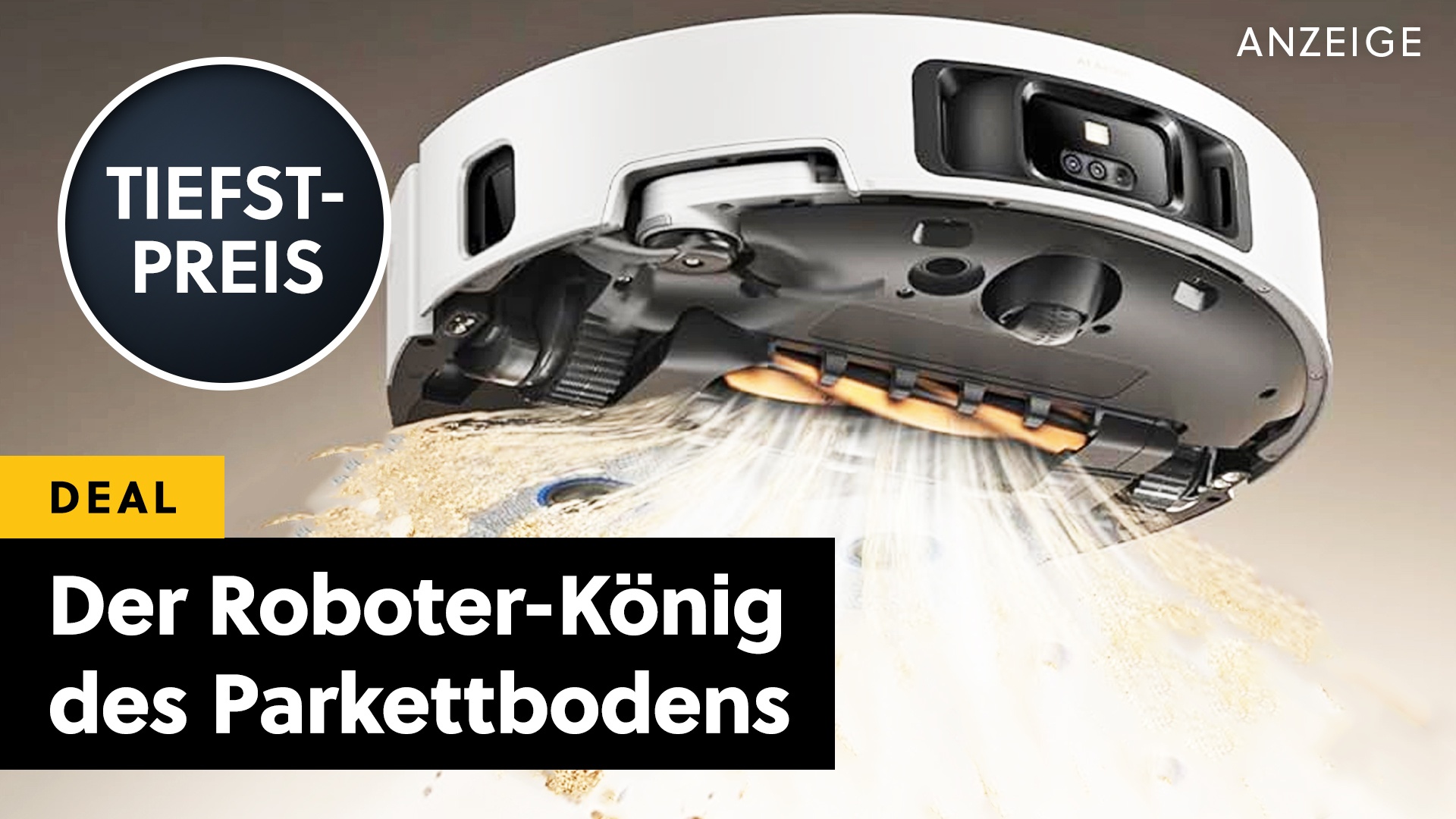 Deals: Parkett-Wischer - Dieser Saugroboter im Tiefstpreis ist ein echter Allrounder [Anzeige]