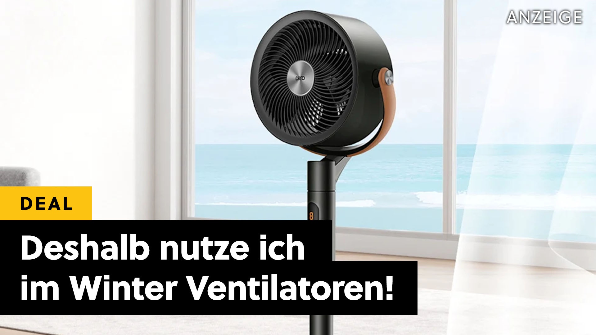Deals: Must-Have - Dieser Ventilator hat eine unverzichtbare Funktion für den Winter! [Anzeige]