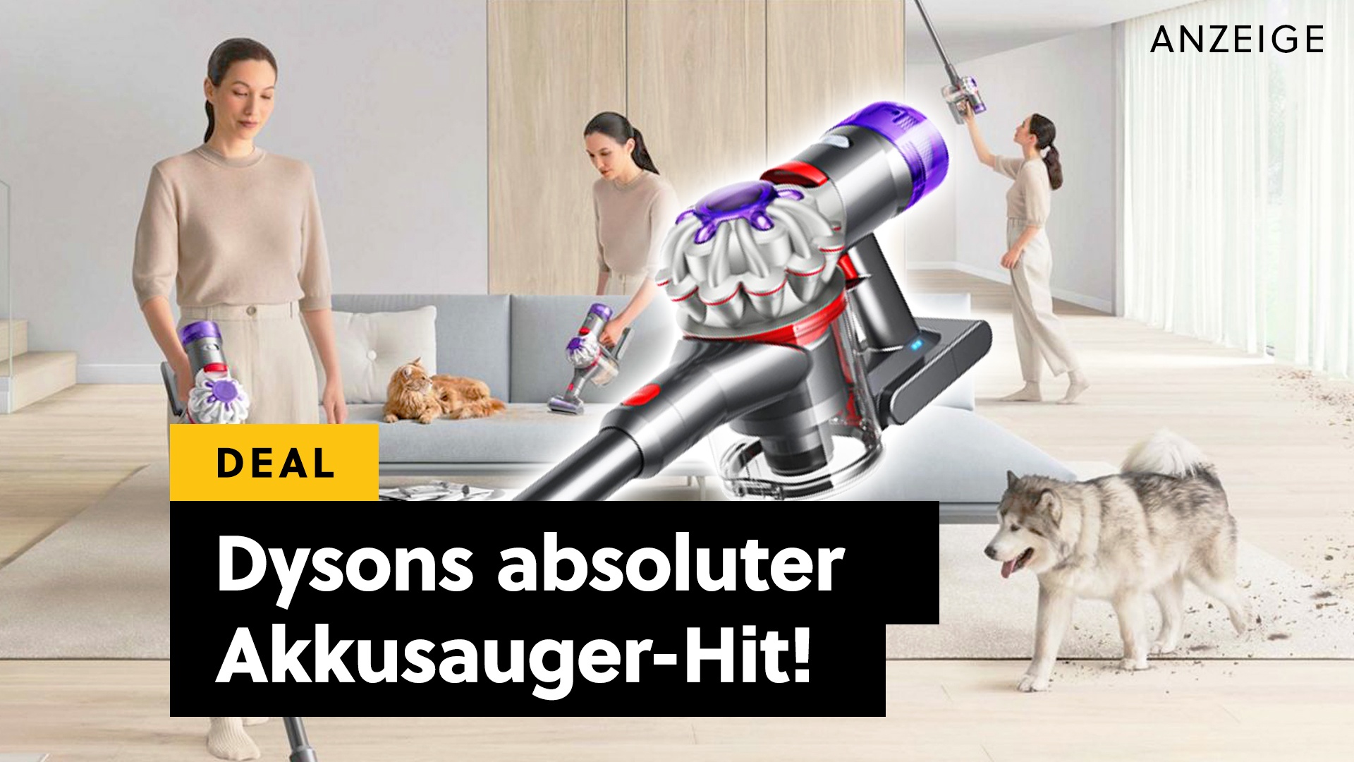 Dieser Dyson Akkusauger geht aktuell weg wie warme Semmeln: Völlig verständlich, denn den Preis würde man nicht erwarten