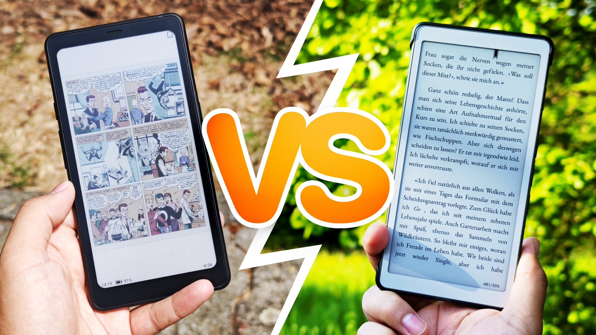 E-Reader - Euer erster E-Reader muss kein Farbdisplay haben – monochrome Bildschirme sind in einer Sache sogar deutlich besser