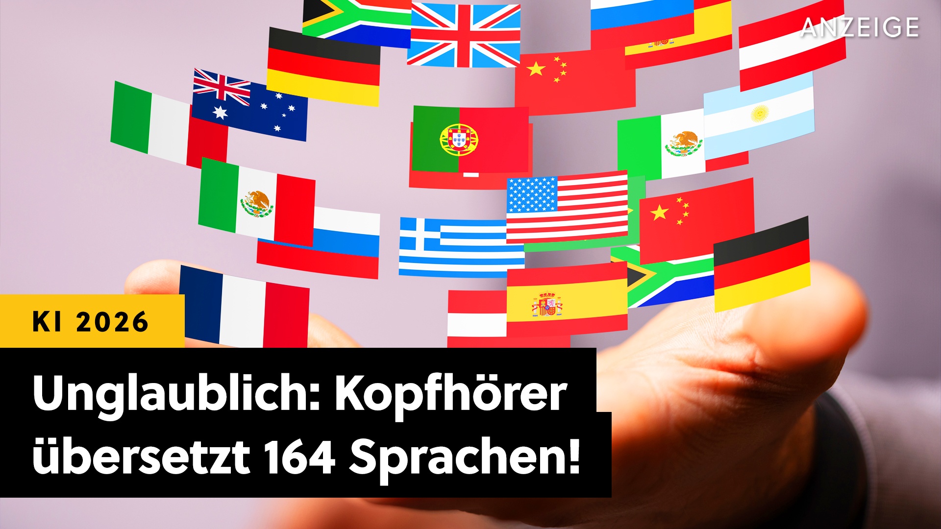 Deals: 164 Sprachen - Diese Kopfhörer übersetzen fast jede Sprache der Welt! [Anzeige]