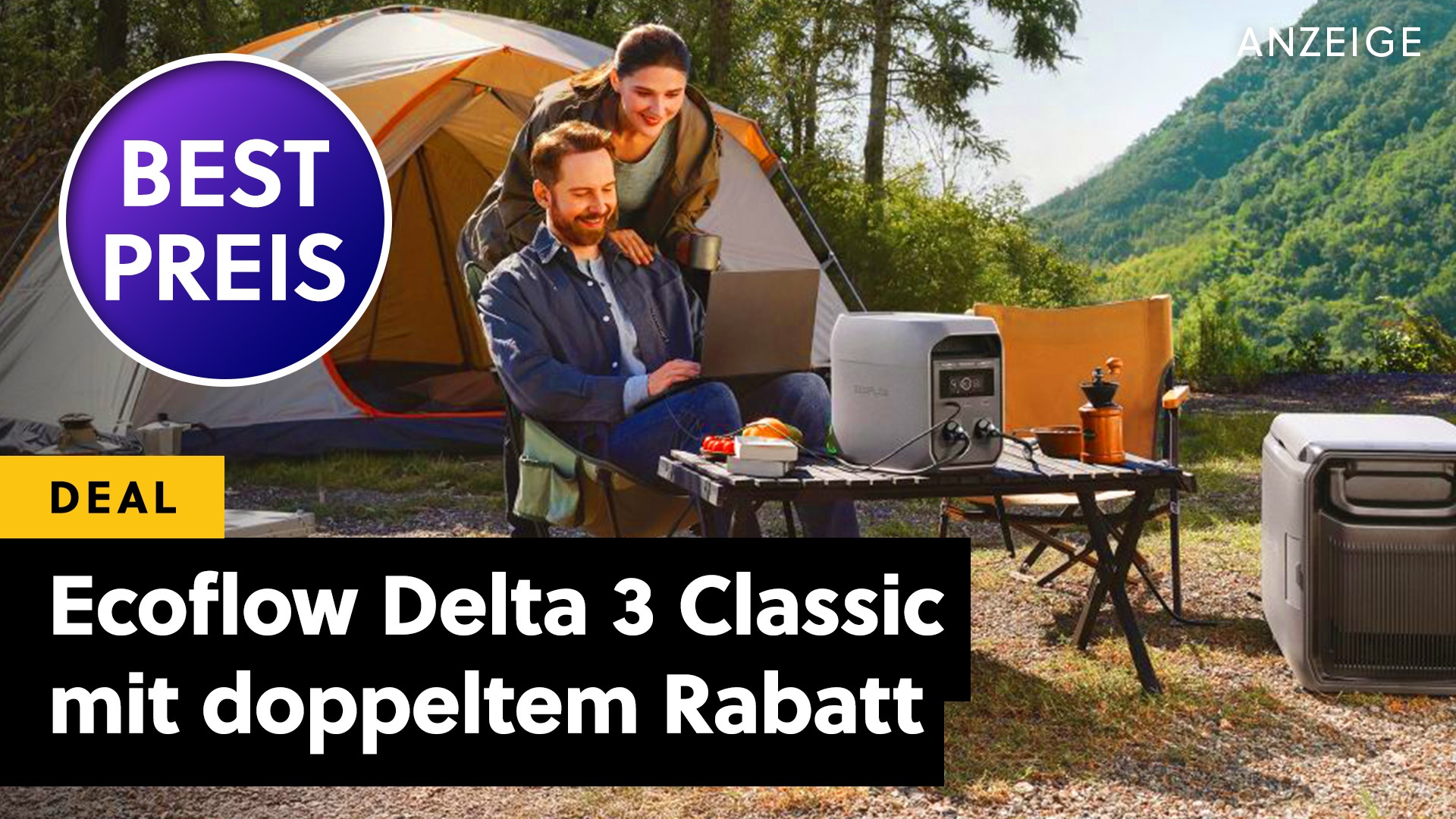 Deals: Delta 3 Classic - Strom? Mach ich selbst... Ecoflow Powerstation gerade günstig [Anzeige]