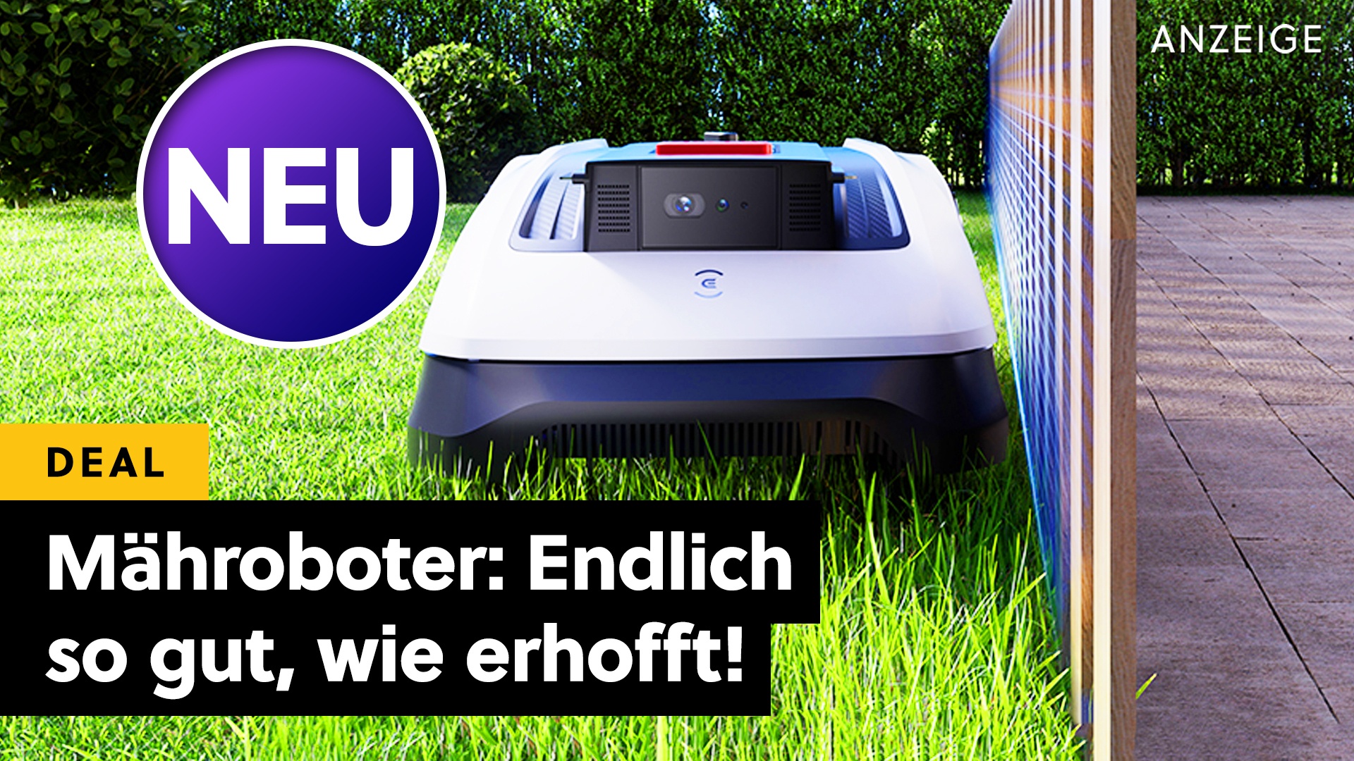 Mäht 500m² ohne Begrenzungskabel – und das auch noch günstig! Dieser neue Mähroboter lässt Worx und Gardena für mich alt aussehen