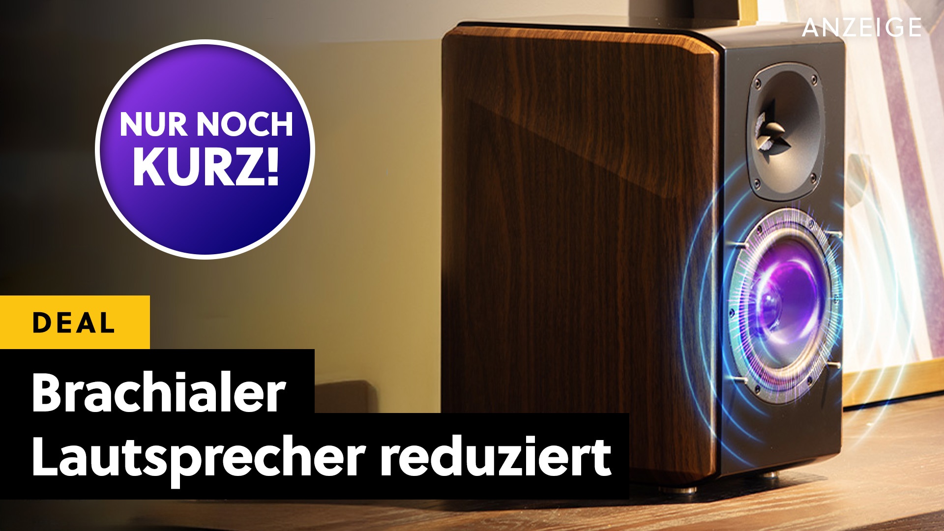 Deals: Hi-Fi - Lautsprecher mit Holzgehäuse im Angebot [Anzeige]