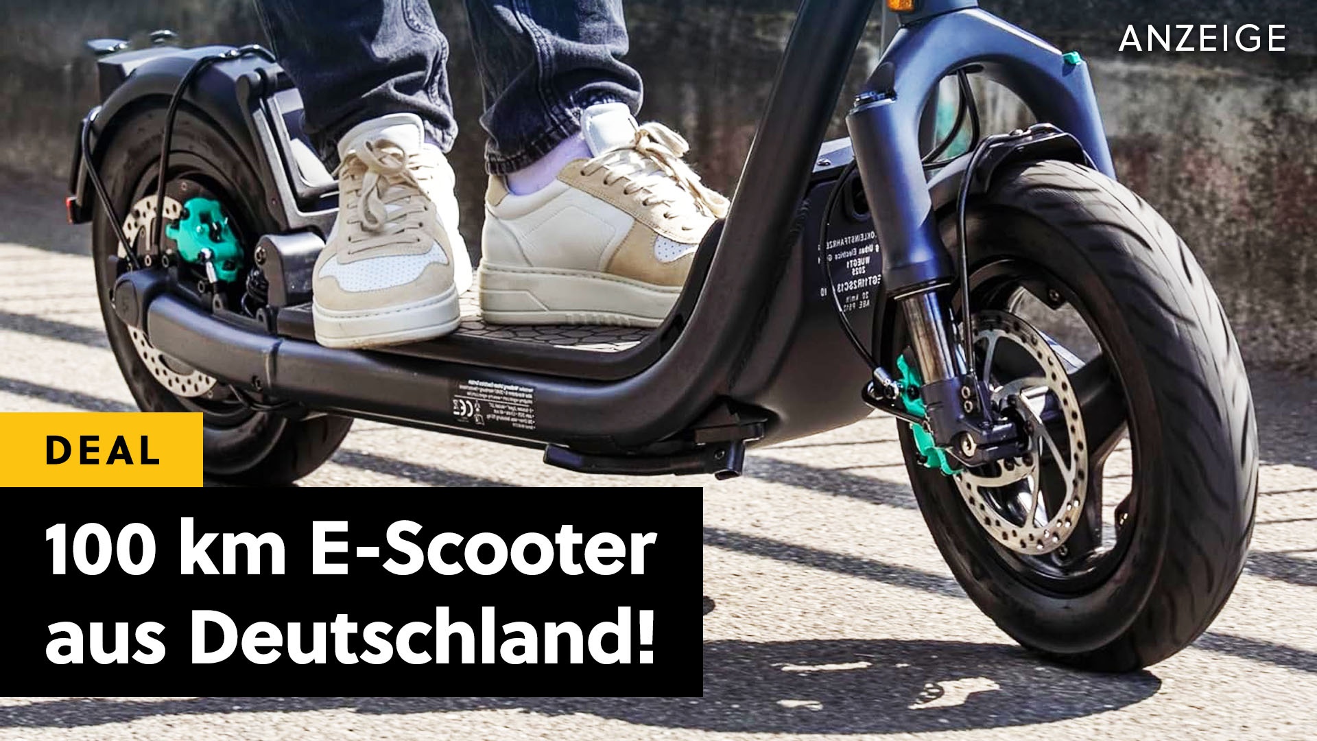 Deals: Der ultimative E-Scooter - 100 km Reichweite von einem Roller aus Deutschland [Anzeige]