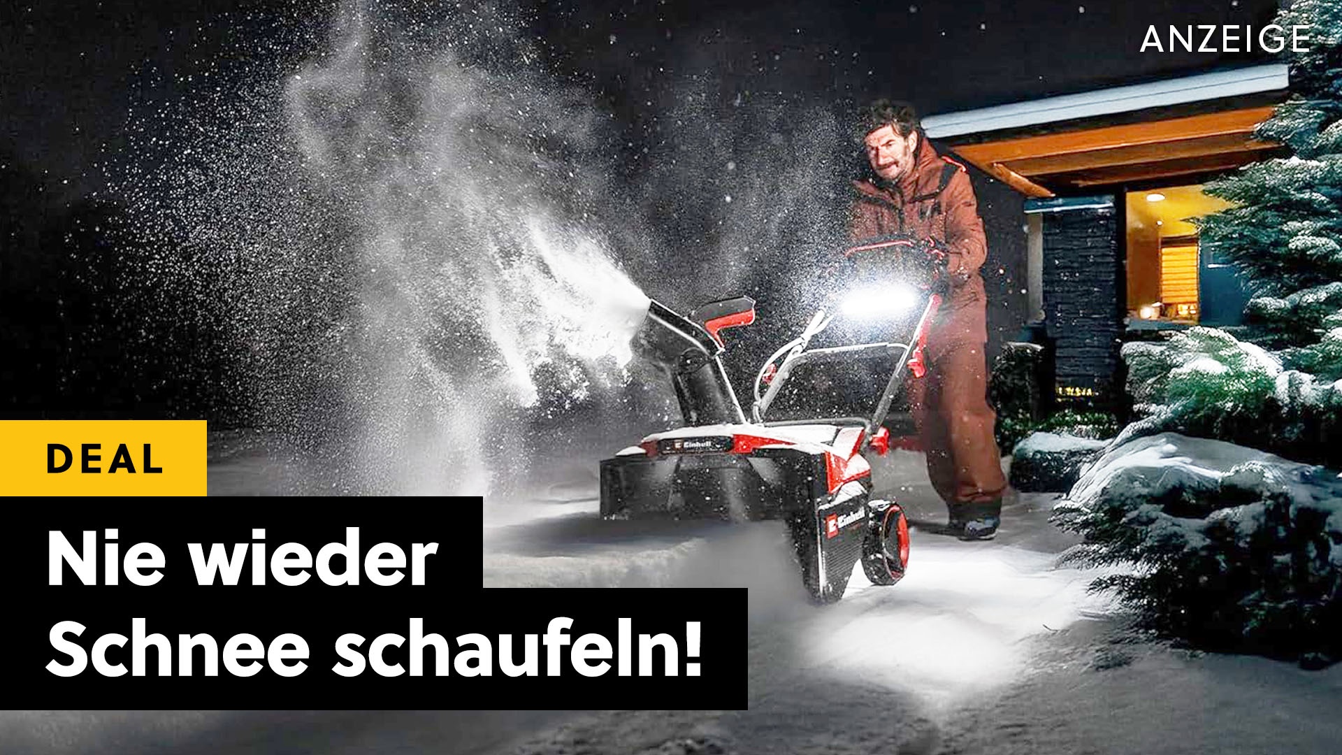 Deals: Schneefräse - Mit diesem Gerät wird die winterliche Schneeräumpflicht zum Vergnügen [Anzeige]