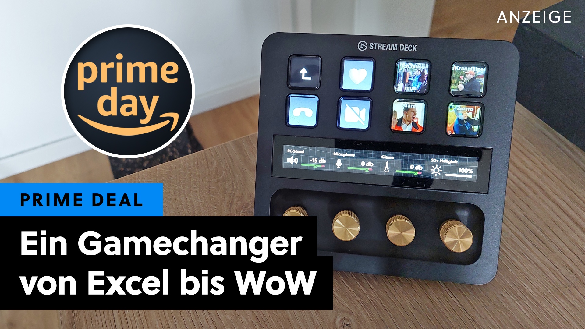 Das genialste Gadget fürs Homeoffice ist günstig wie noch nie! Ohne mein Stream Deck kann ich mir mein aktuelles Setup nicht mehr vorstellen