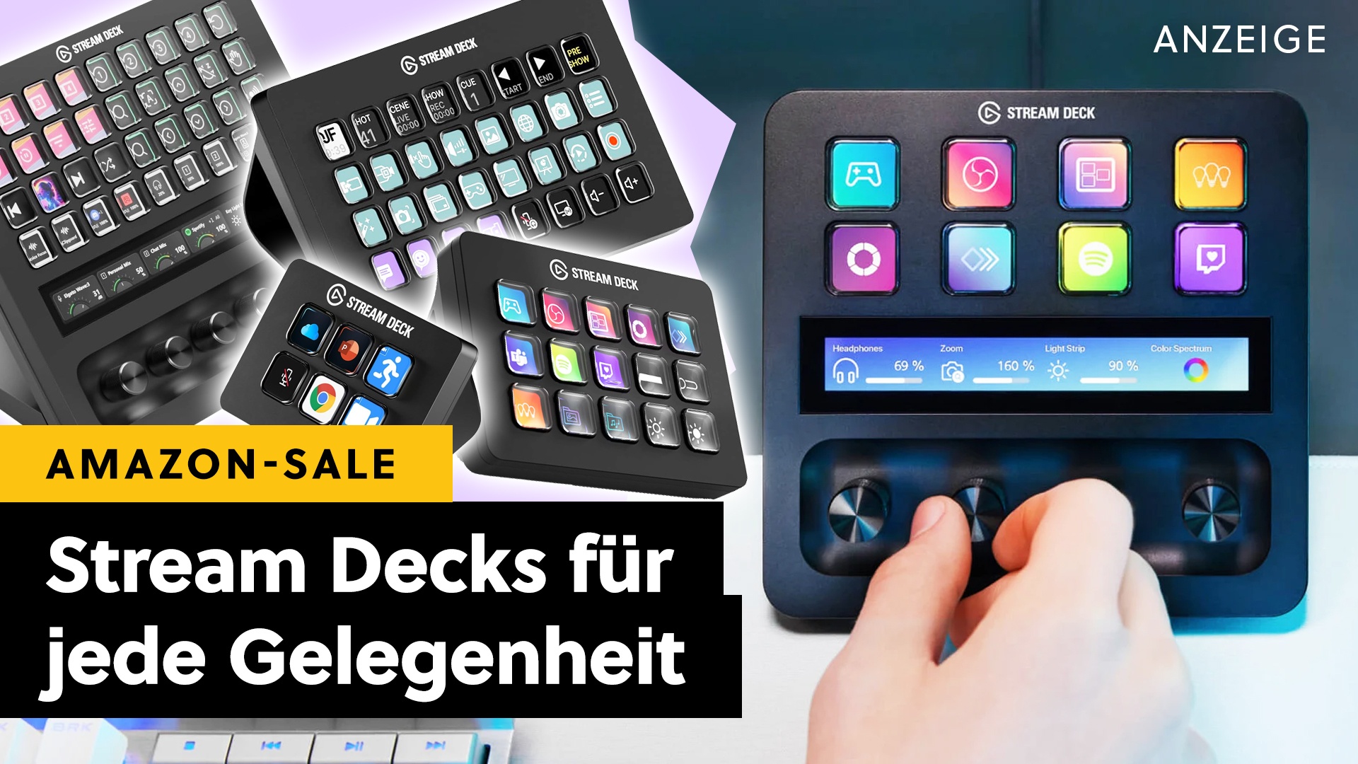 Deals: Stream Deck-Sale - Die genialen Schreibtisch-Helfer gibt's bei Amazon deutlich günstiger! [Anzeige]