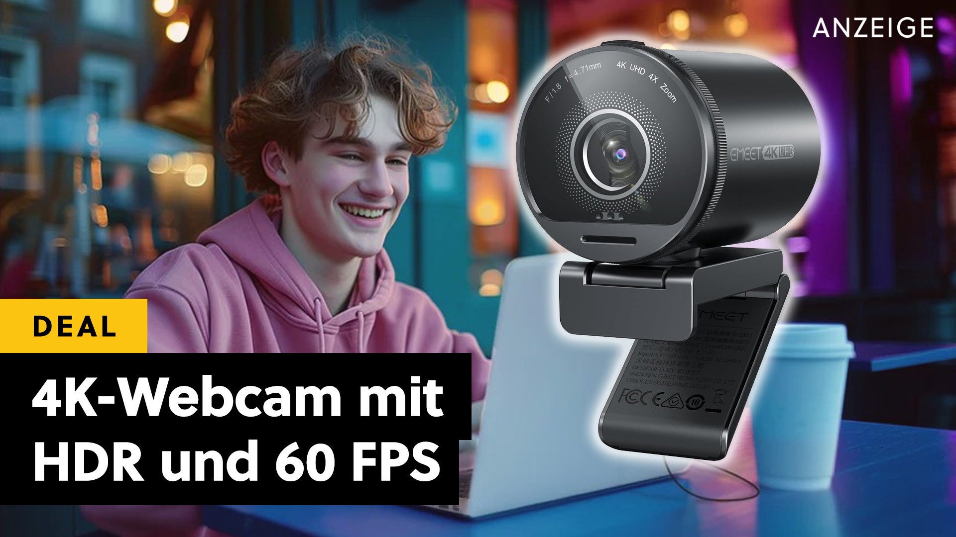 Warum habe ich das nicht schon früher entdeckt? Diese Webcam gehört auf jeden Schreibtisch!