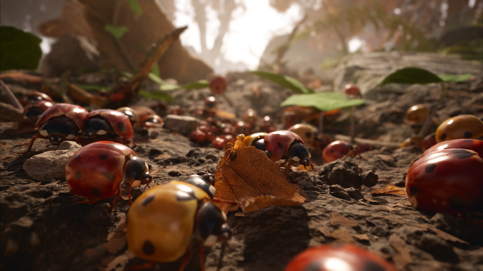 So realistisch wie im In-Game-Trailer von »Empire of the Ants« sind wir wohl noch nie durch den Wald gekrabbelt