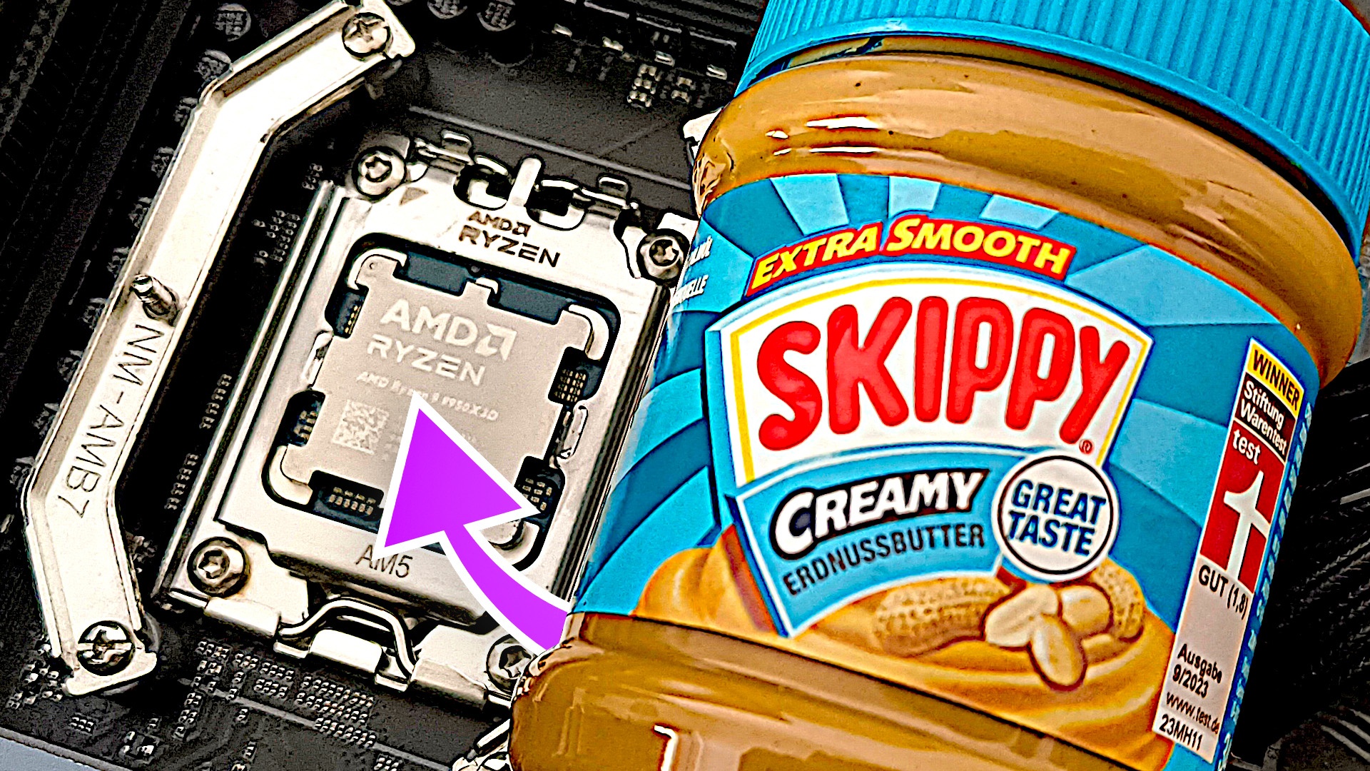 Special: Prozessoren - Ich habe auf mein inneres Kind gehört und Erdnussbutter statt Wärmeleitpaste benutzt – das Ergebnis war überraschend für mich