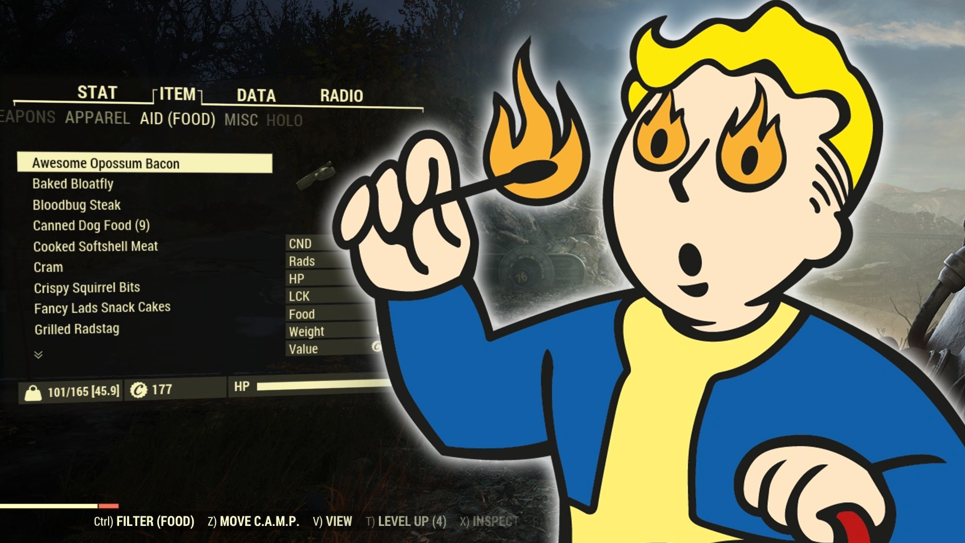 News: Fallout 76 - Nach 7.000 Stunden hat sich das Interface in den OLED eines Spielers gebrannt