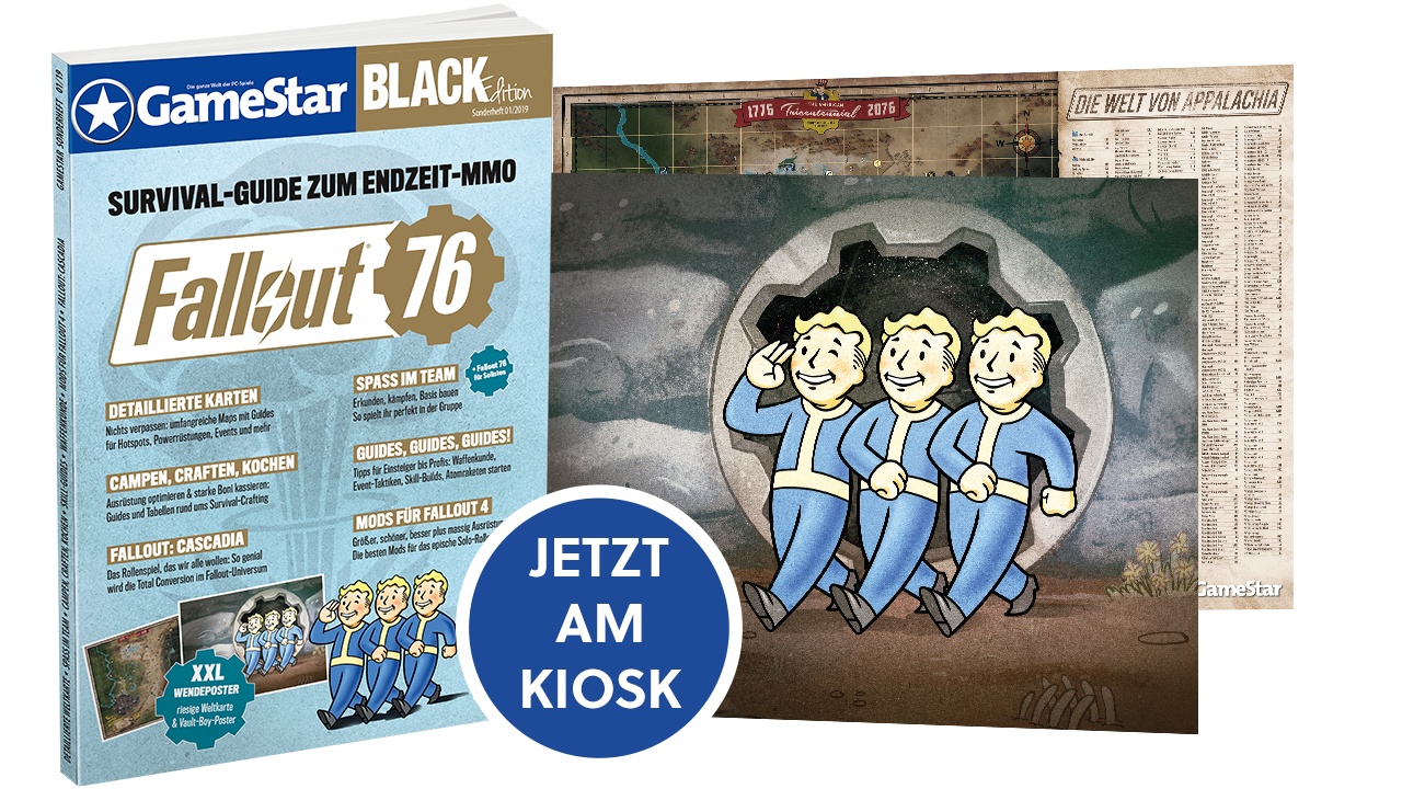 Fallout 76 Sonderheft jetzt am Kiosk So macht Endzeit richtig Spaß