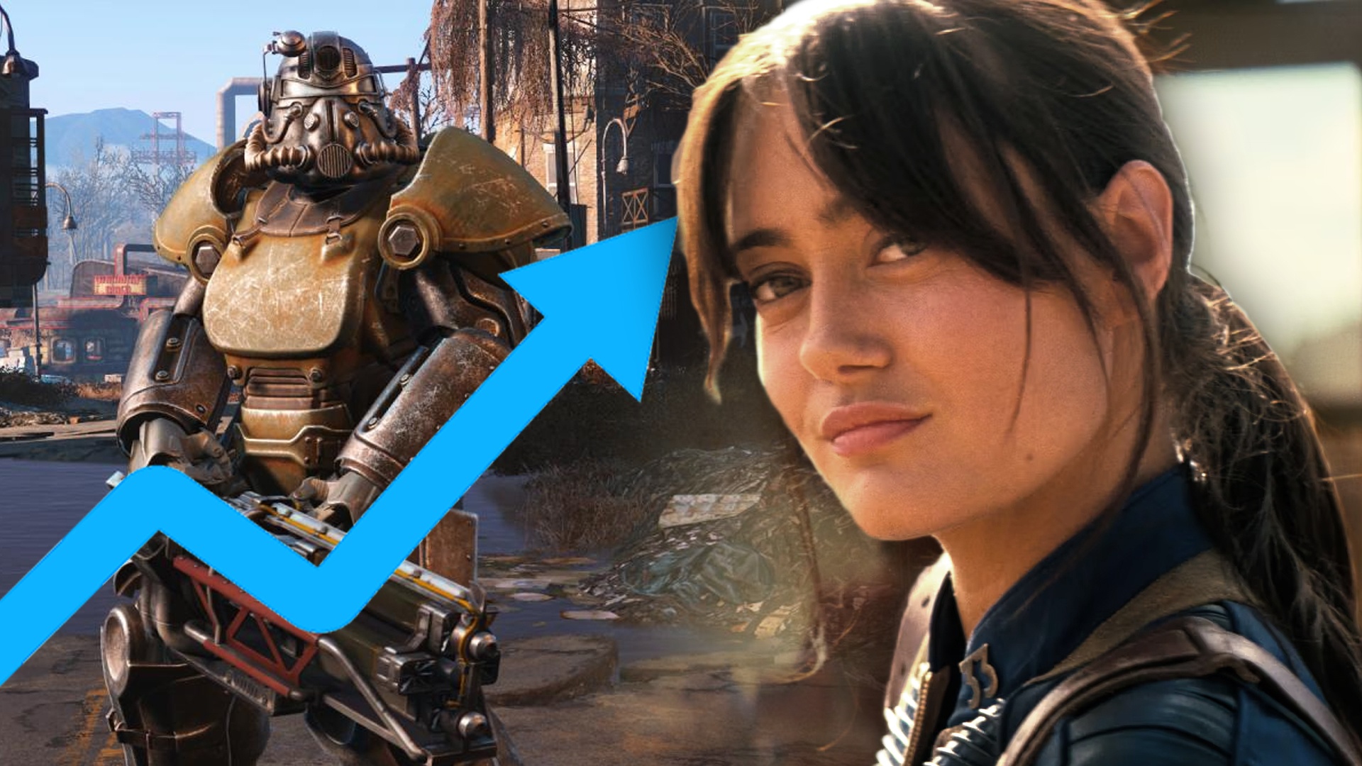 News: Fallout - Die Leute sind wegen Staffel 2 der Serie wieder voll im Fallout-Fieber, was sich eindeutig an den Steam-Zahlen zeigt