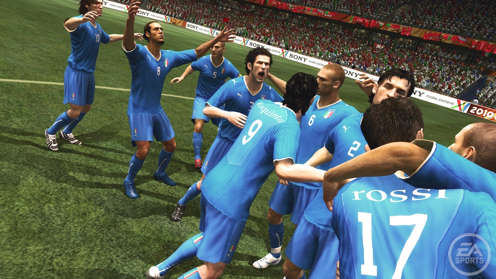 FIFA World Cup 2010 Screenshots mit Buffon & Co.