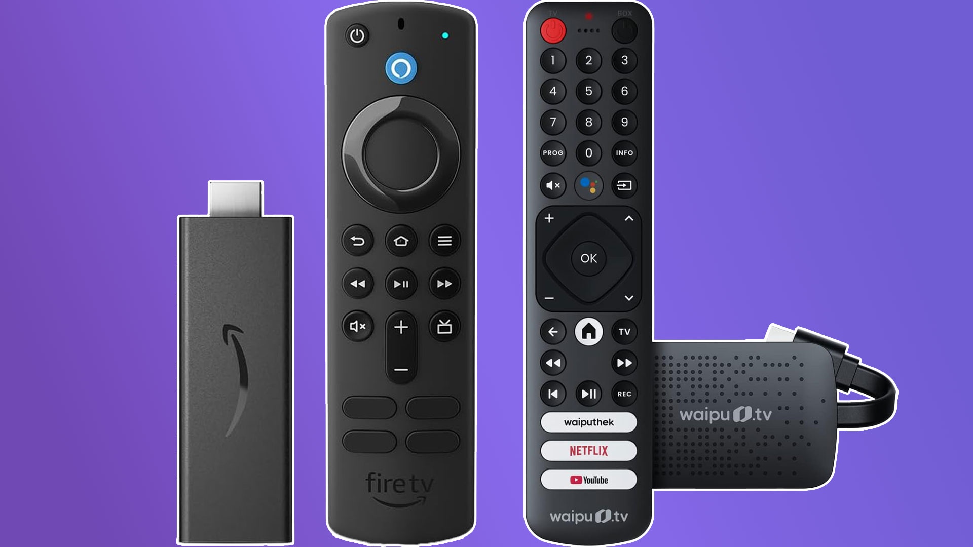 Fire TV Stick vs. Waipu TV Stick: Das sind die Unterschiede