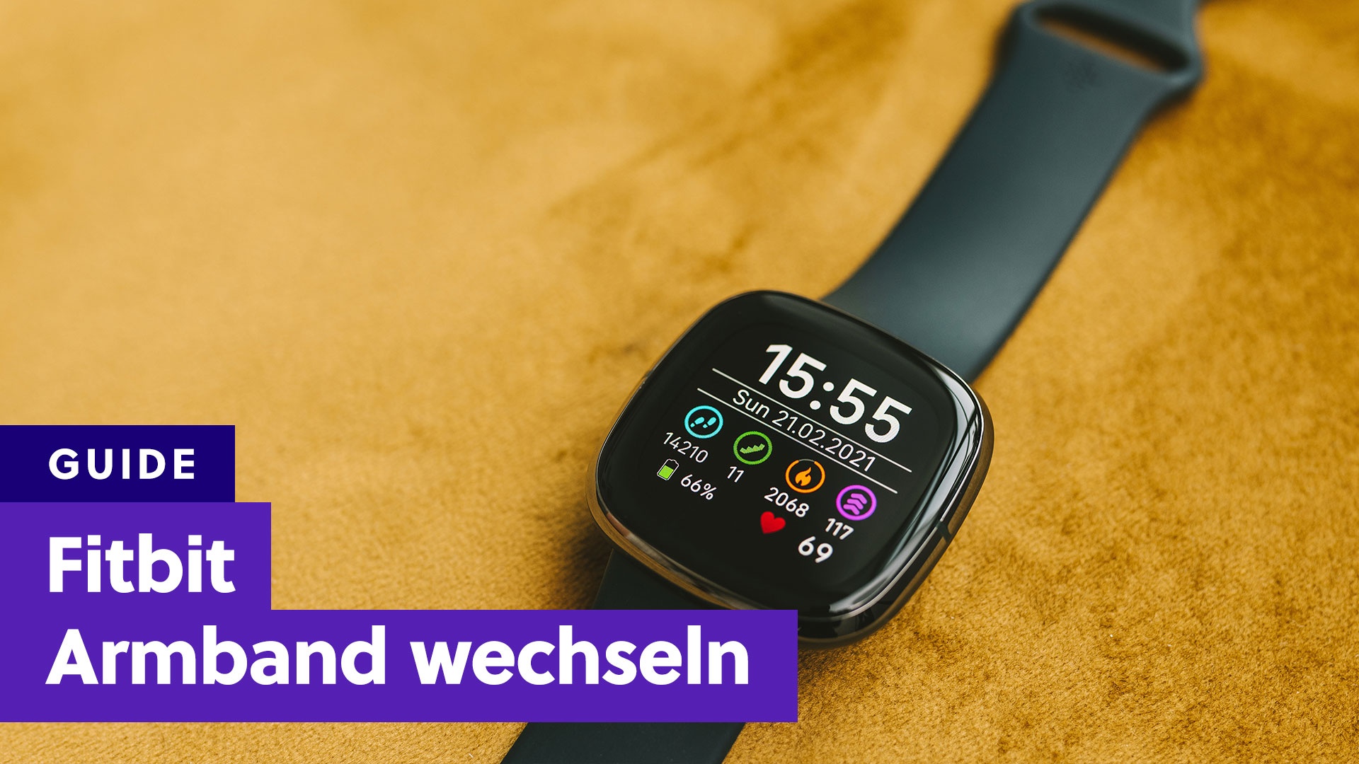 So wechselt ihr das Armband eurer Fitbit Uhr