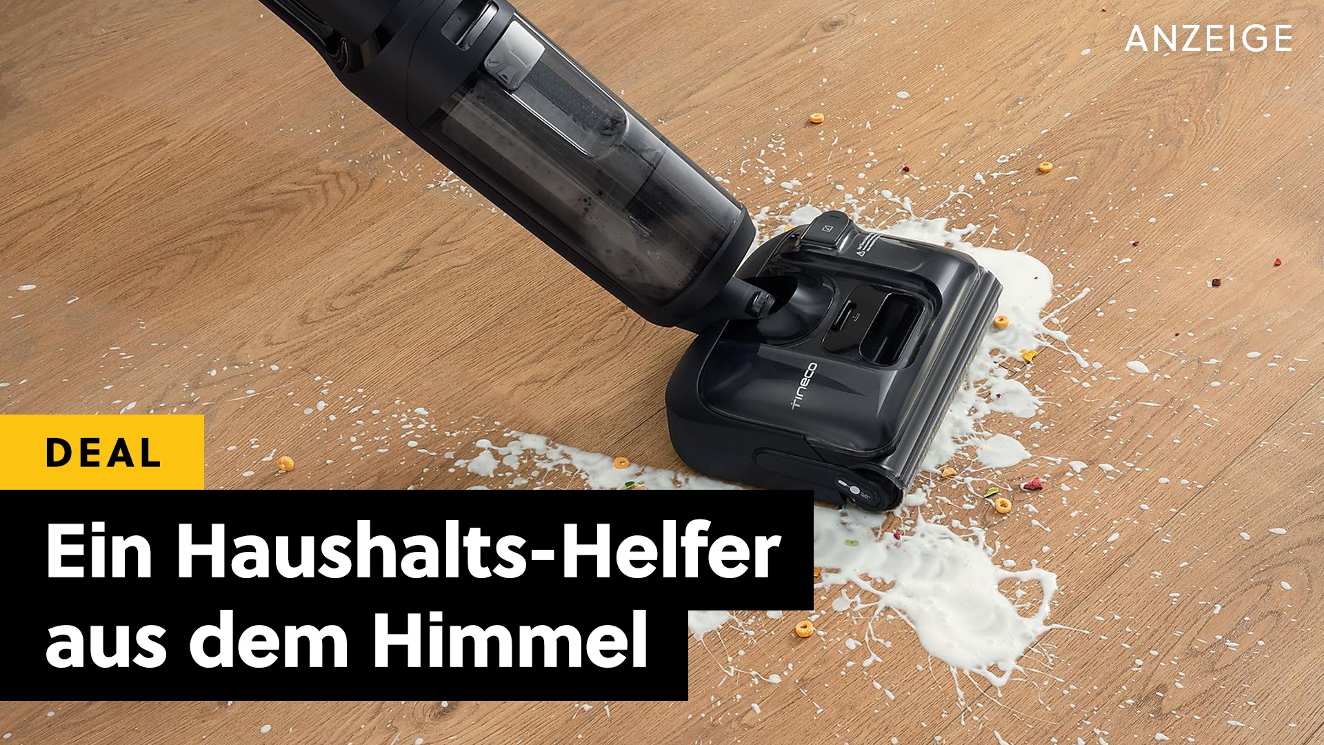 Deals: Nass-Trockensauger - Ein wahres Putzwunder von Tineco zum Hammerpreis bei MediaMarkt! [Anzeige]