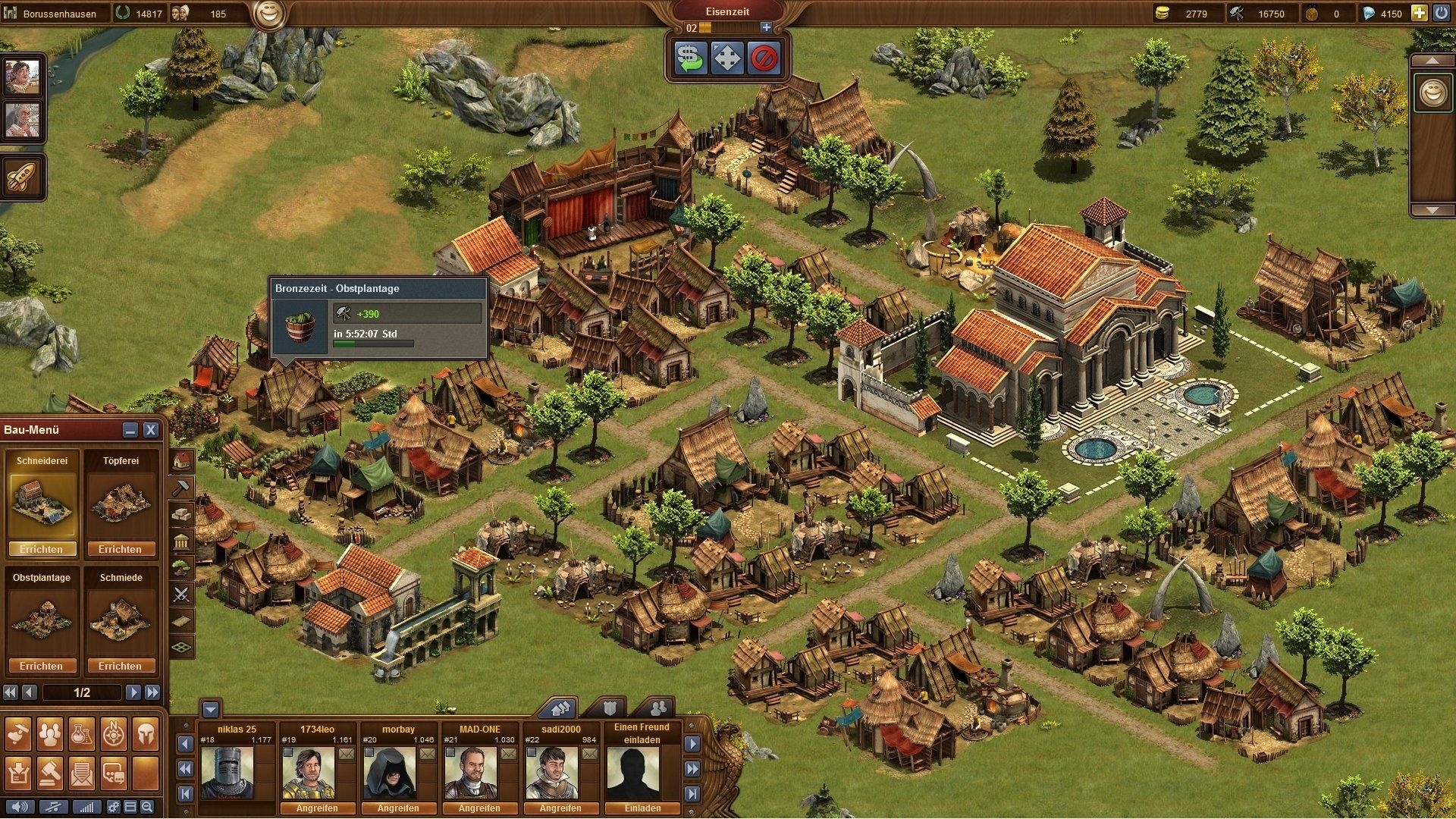 p2p pc game like forge of empires