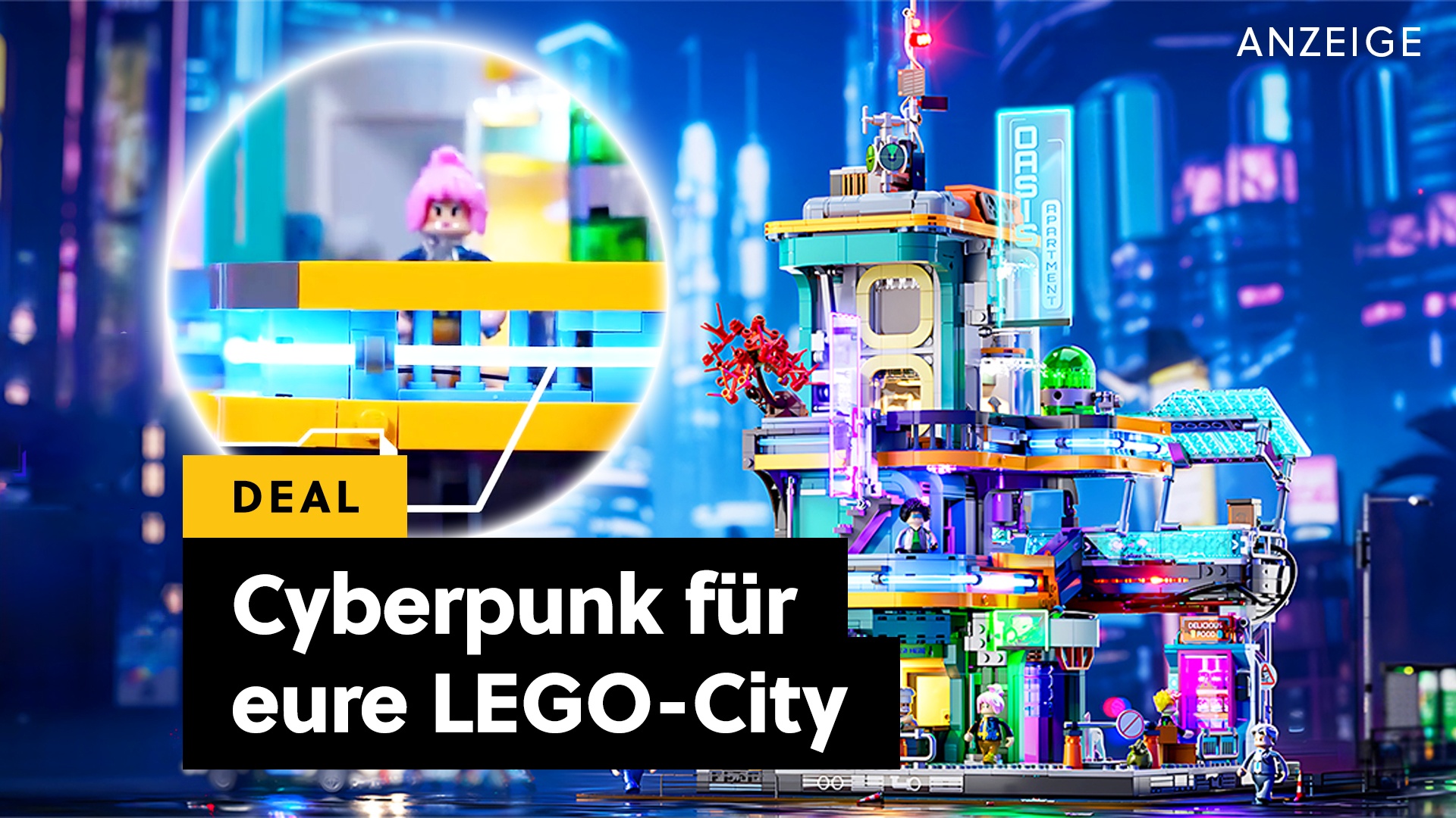 Deals: Cyberpunk-City - Dieses Neon-geladene Set passt perfekt in eure LEGO-City [Anzeige]