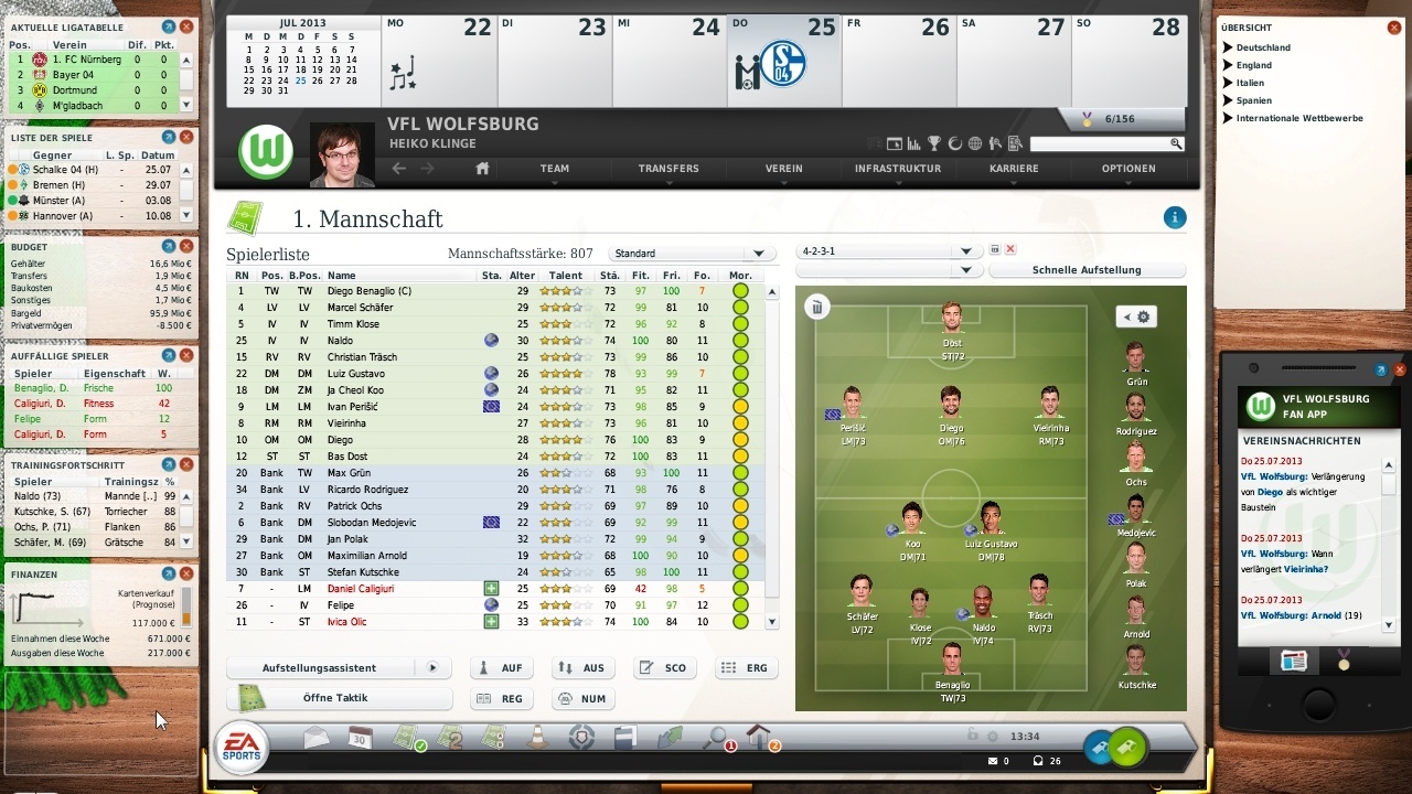 Fussball Manager 14 im Test