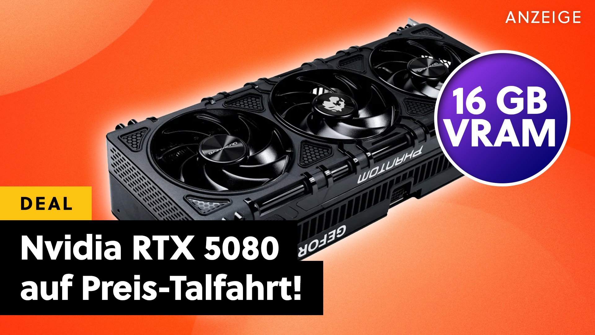 Nvidia RTX 5080 zum Tiefstpreis: Schnappt euch das Grafikkarten-Flaggschiff zum ersten Mal deutlich günstiger bei Alternate!