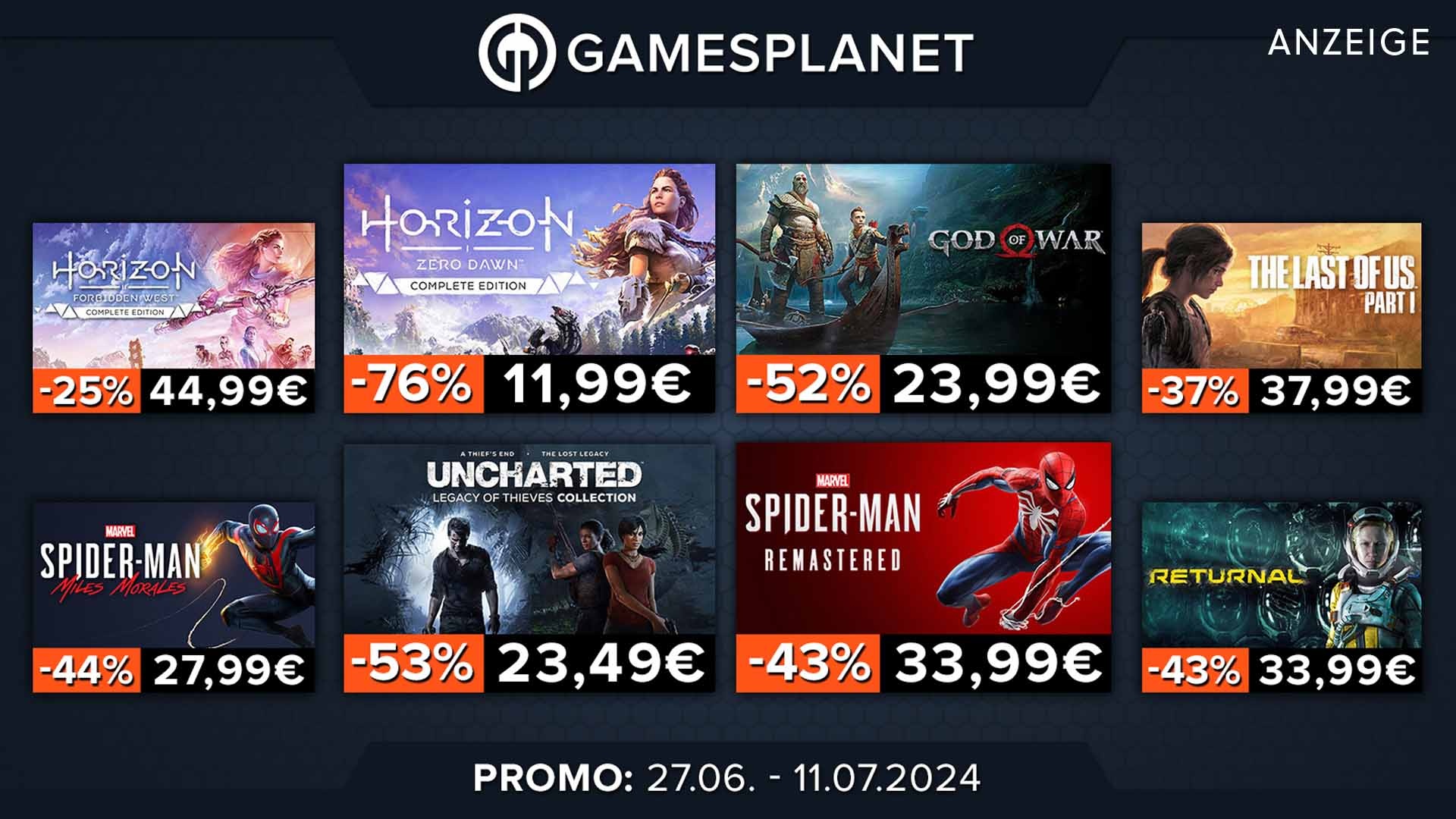 Der Steam Summer Sale kann einpacken: Bis zu 80% Rabatt auf unzählige AAA-Titel wie Marvel’s Spider-Man oder God of War