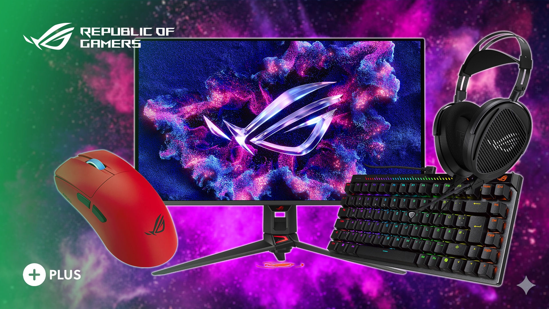 News: Plus-Gewinnspiel - 4K-OLED & mehr: Sichert euch das 3.000€-Paket von ASUS ROG!