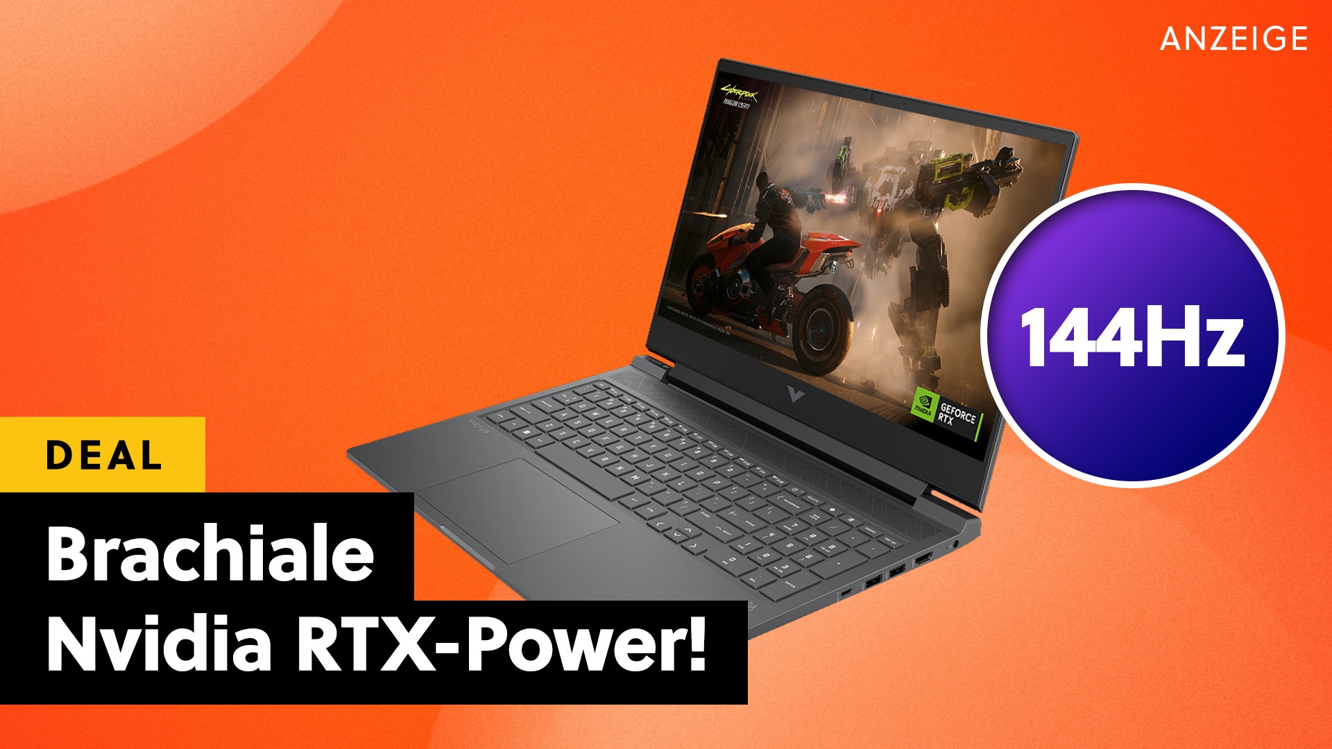 Nvidia RTX 4070, AMD Ryzen 7 & 32 GB RAM: Dieser Gaming-Laptop von HP im Angebot macht den Raytracing-Traum zur Realität!