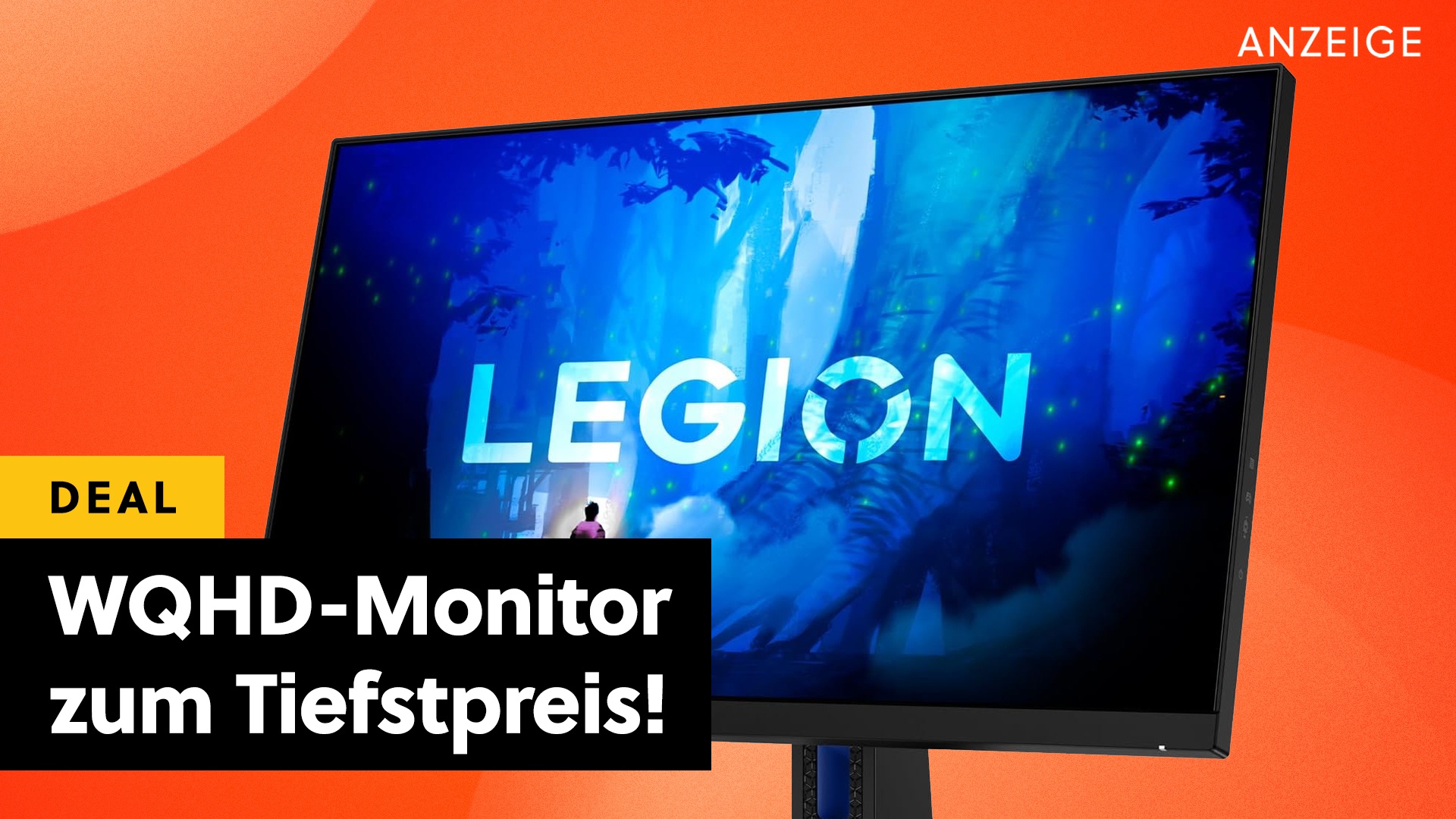 Maintenant moins cher que jamais : moniteur de jeu WQHD 27 pouces de Lenovo avec un temps de réponse de 180 Hz et 0,5 ms au meilleur prix sur Amazon !